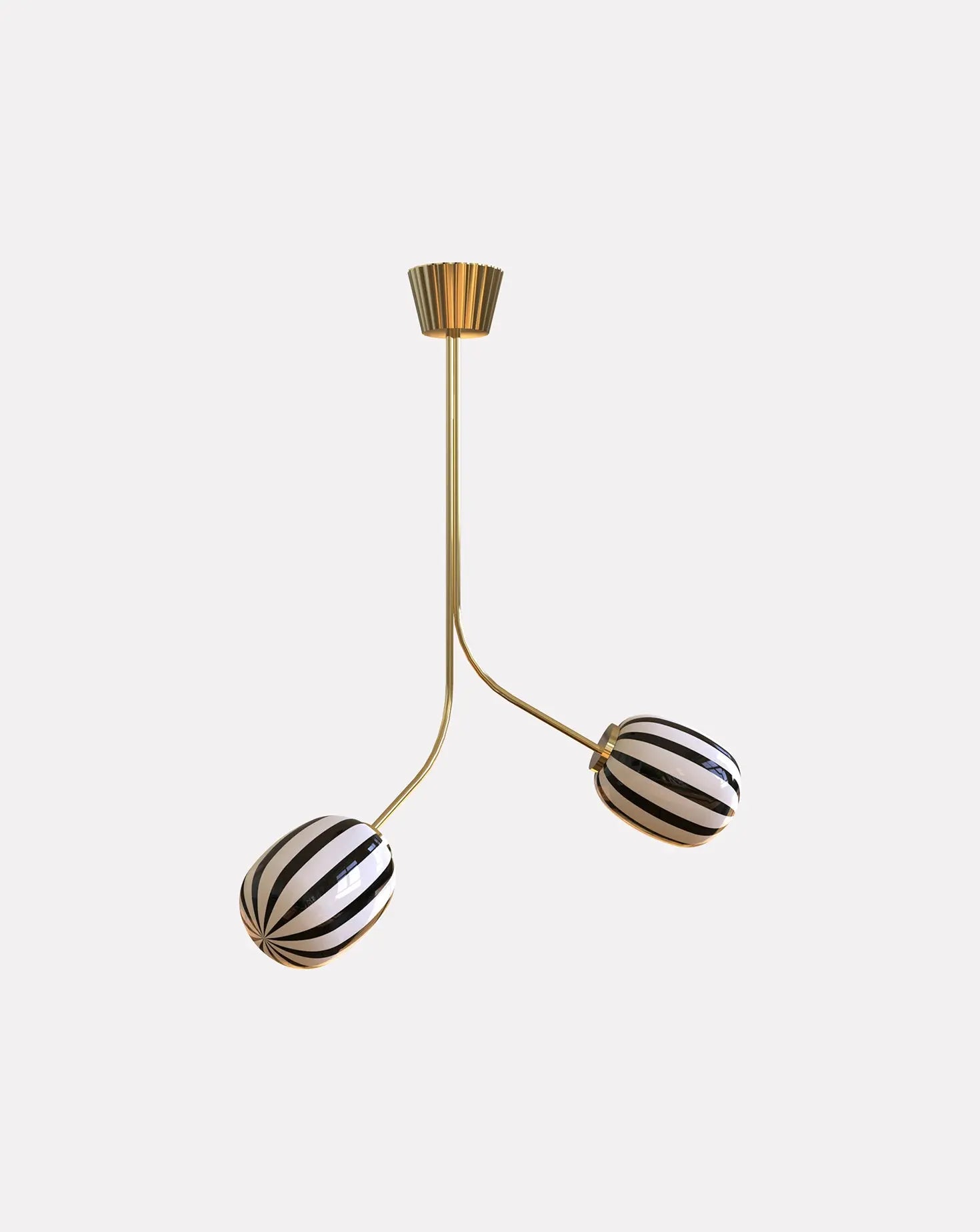 2 Module Bullseye Chandelier Arjun Rathi Design