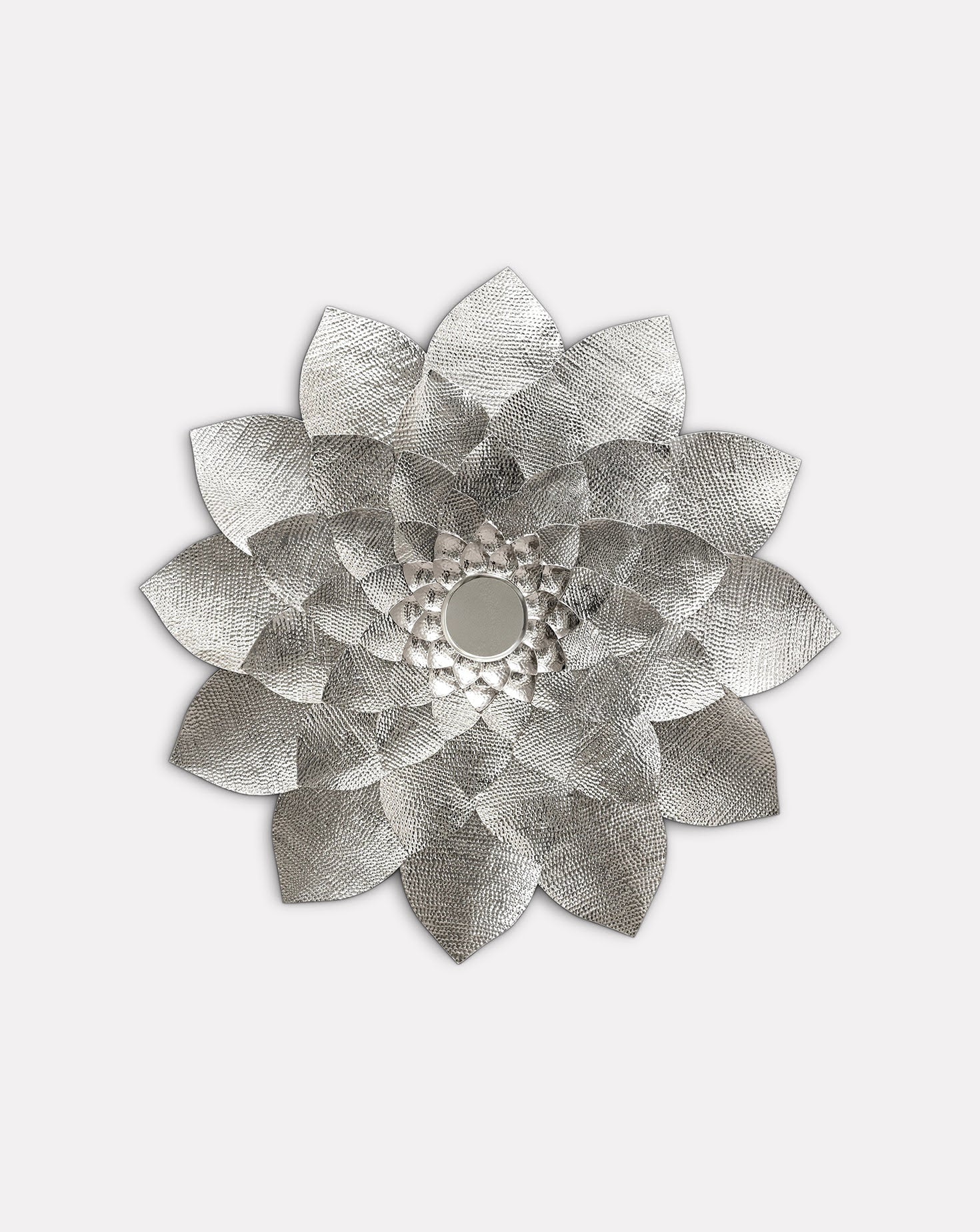 Luxe Me Lotus Aluminium Chaandi Mirror