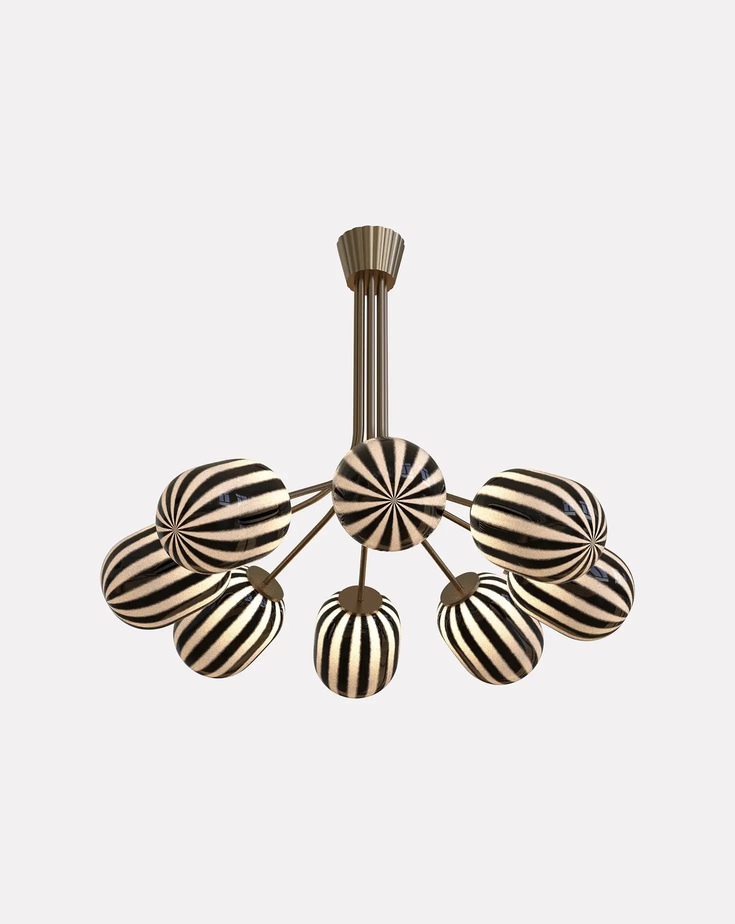 8 Module Bullseye Chandelier Arjun Rathi Design