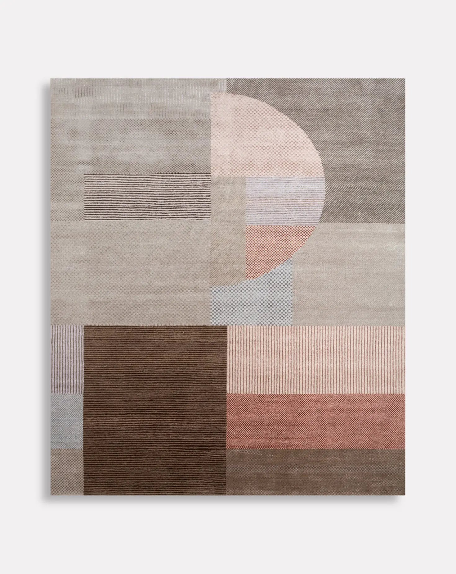Aakar By Kavi Linen and Peach Carnation Rug Jaipur Rugs