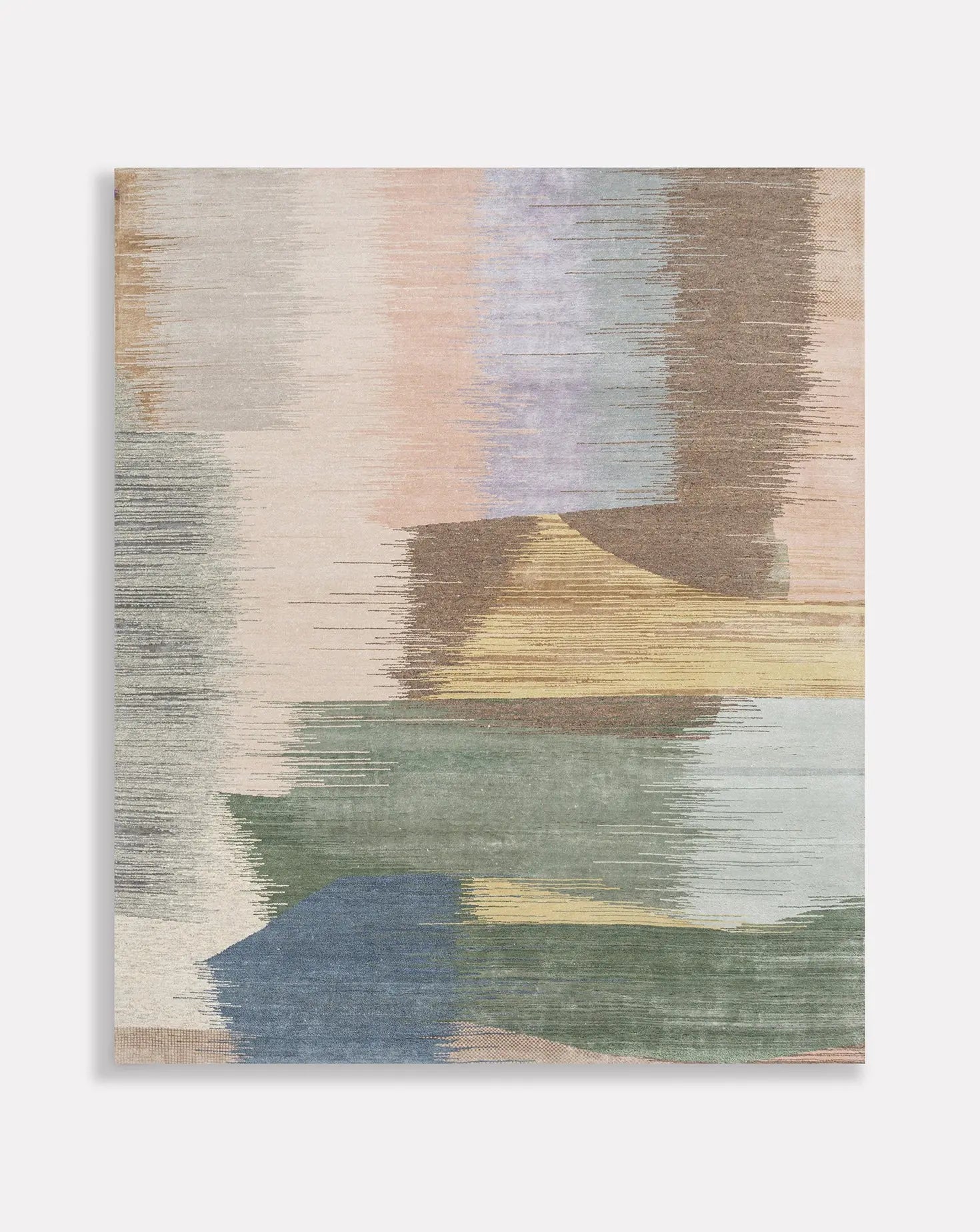 Aakar By Kavi Taupe and Faded Denim Rug Jaipur Rugs