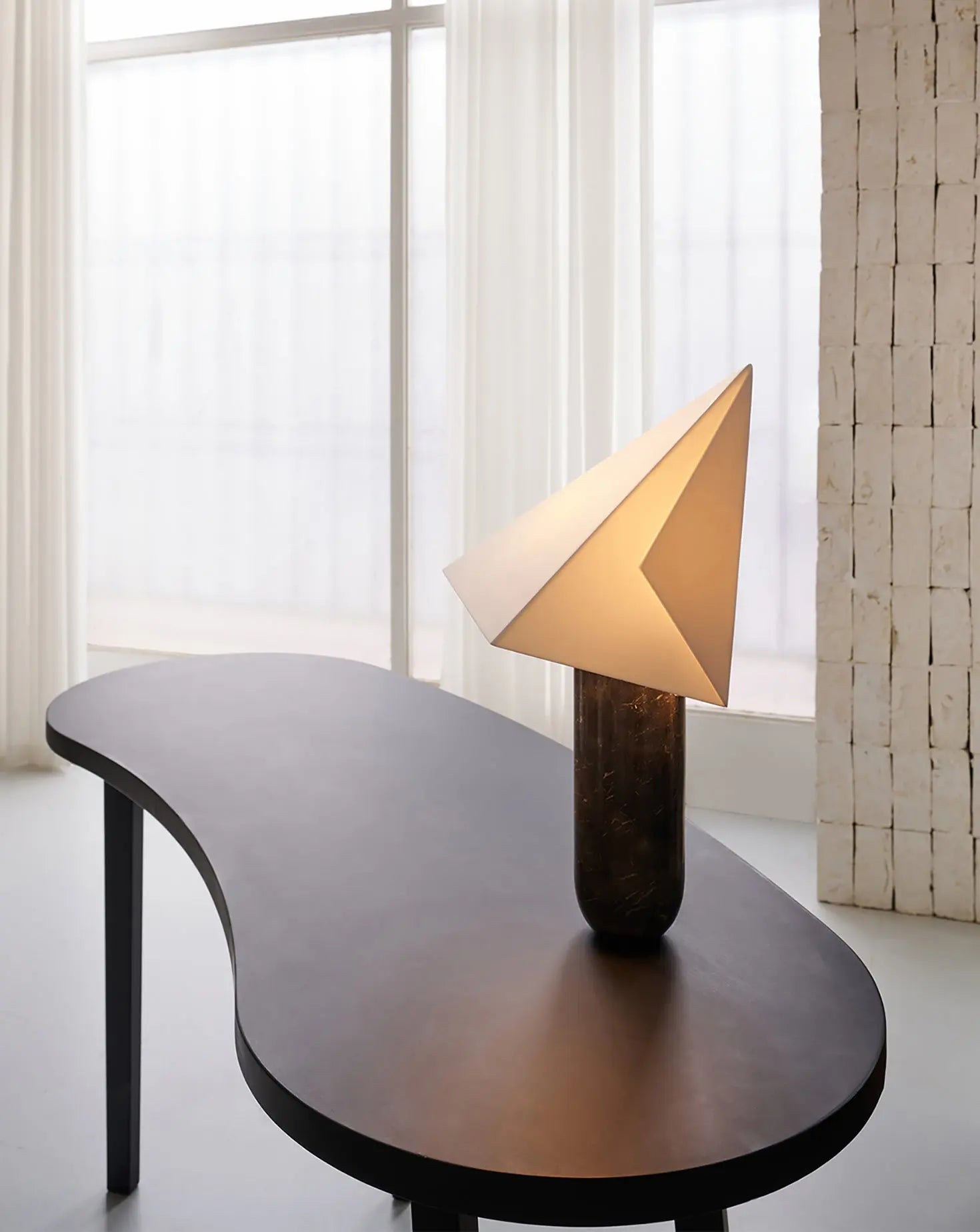 Acme Black Marble Table Lamp Mariza Galani