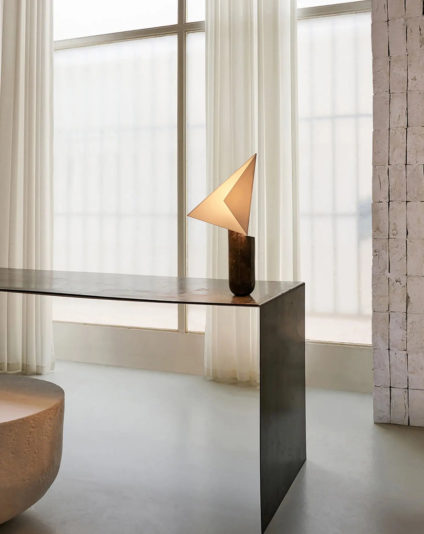 Acme Black Marble Table Lamp Mariza Galani