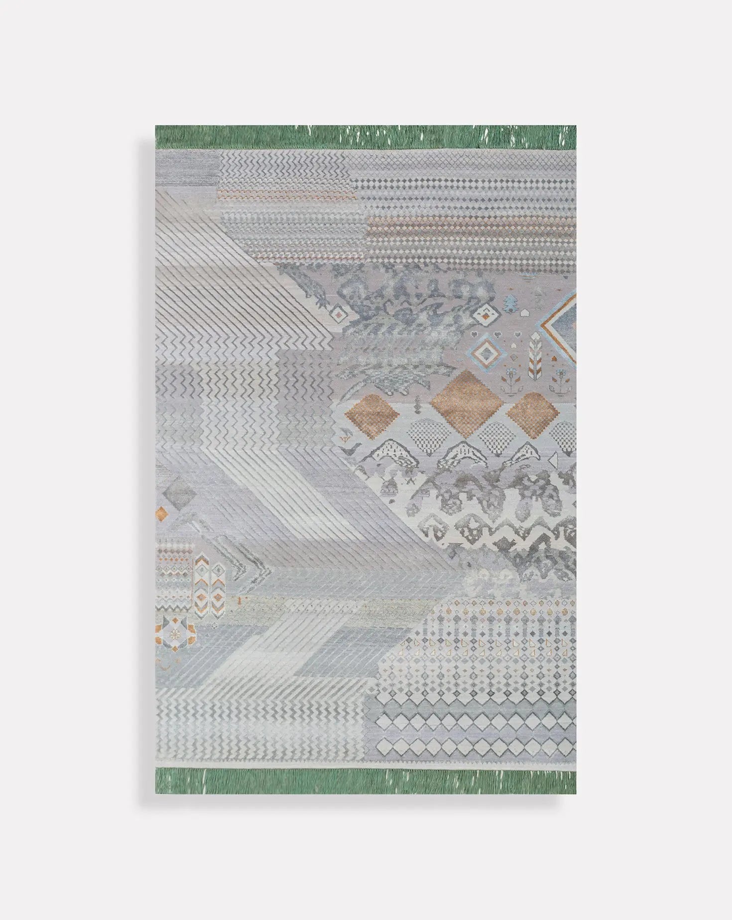 Aeroplane Wool and Bamboo Silk Rug Jaipur Rugs