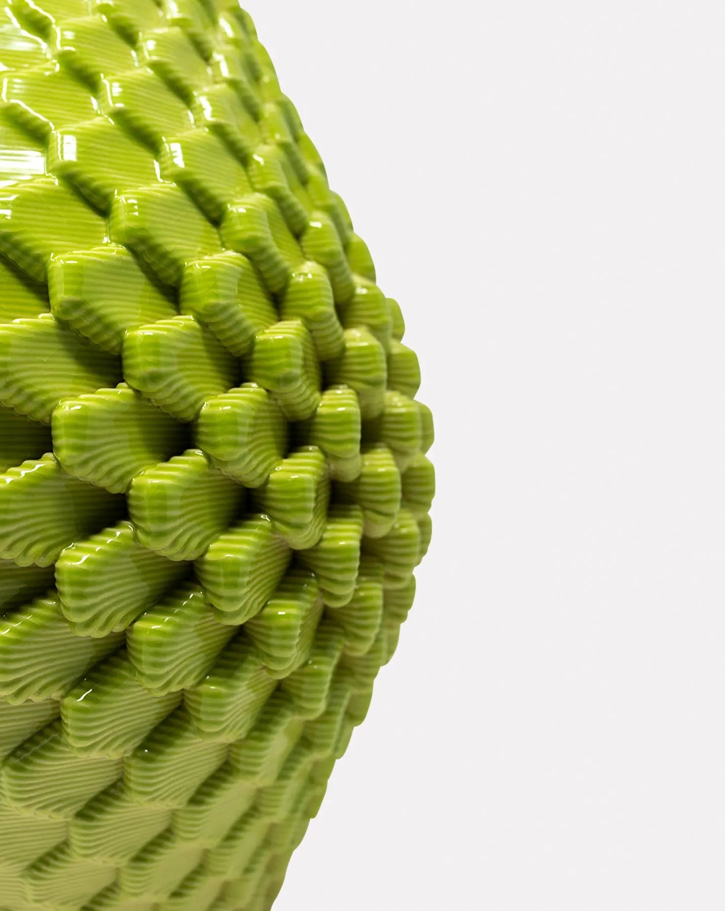 Alma Lime Green Vase Mediterranea Design