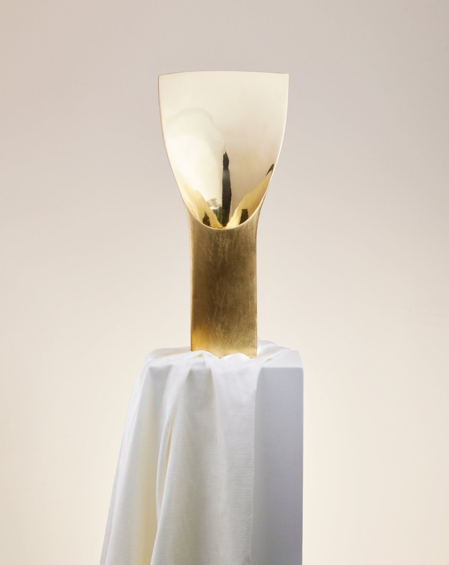 Anicca Casted Brass Vanitas Vase
