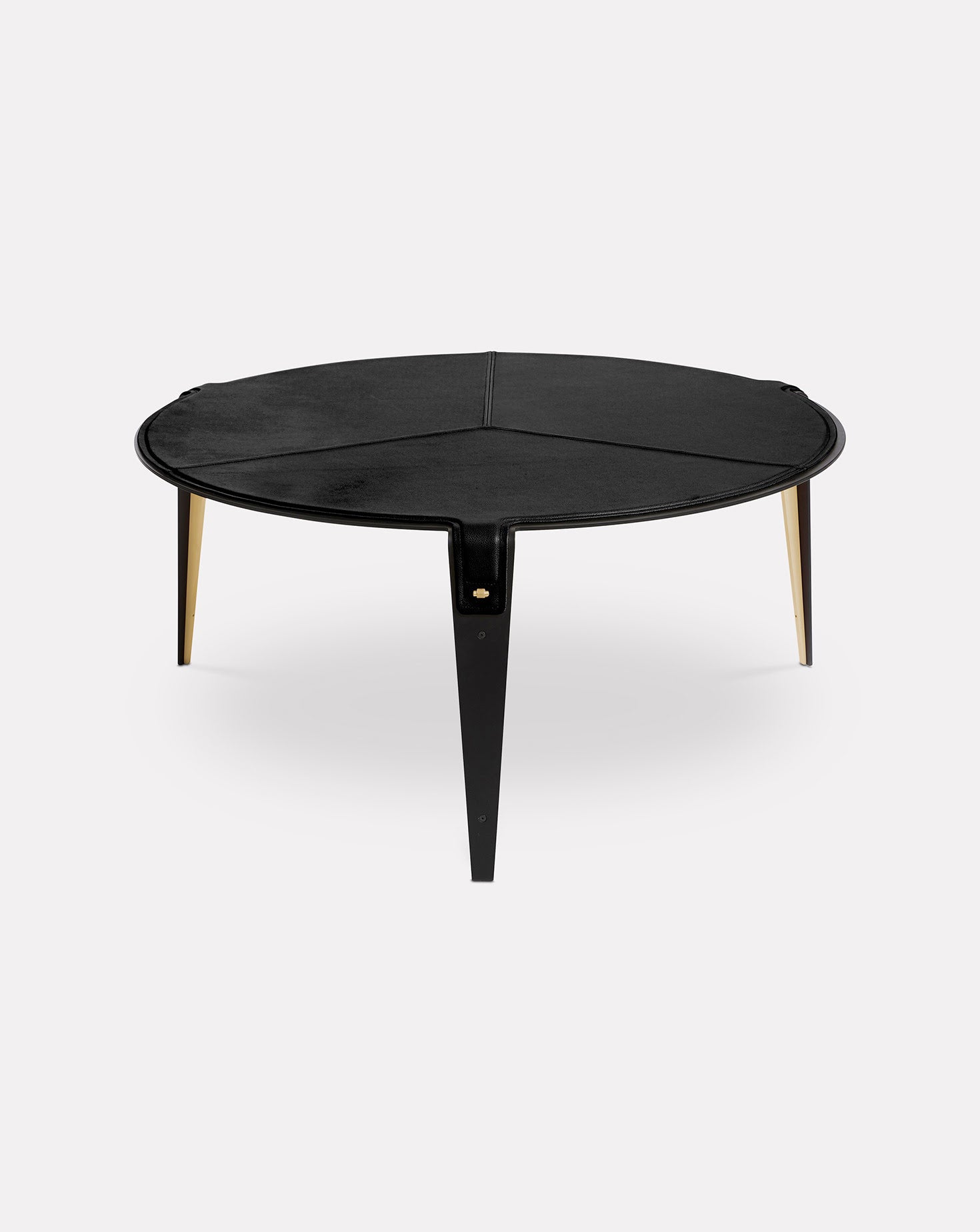 Bardot Black and Metal Coffee Table