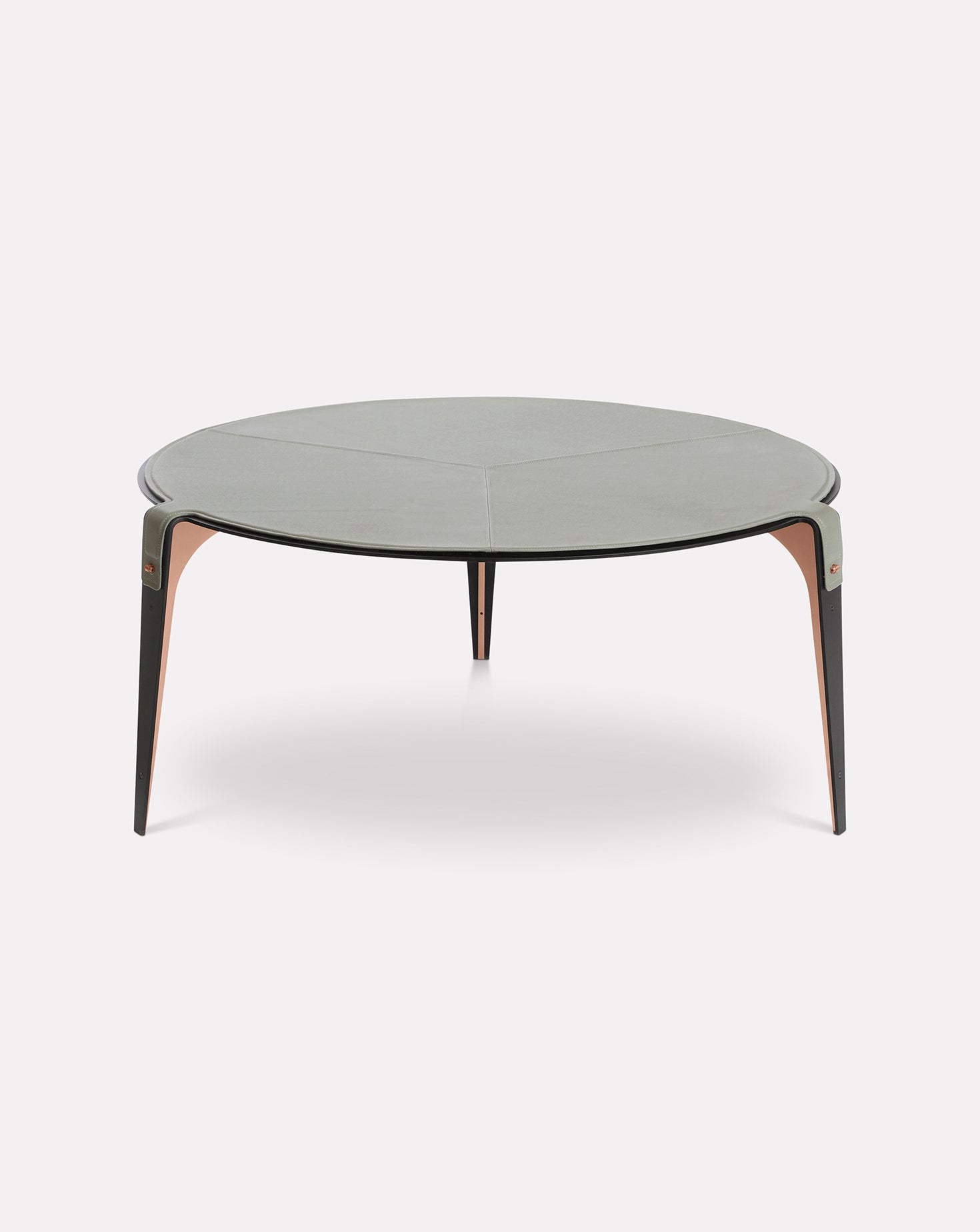 Bardot Slate Gray and Metal Coffee Table