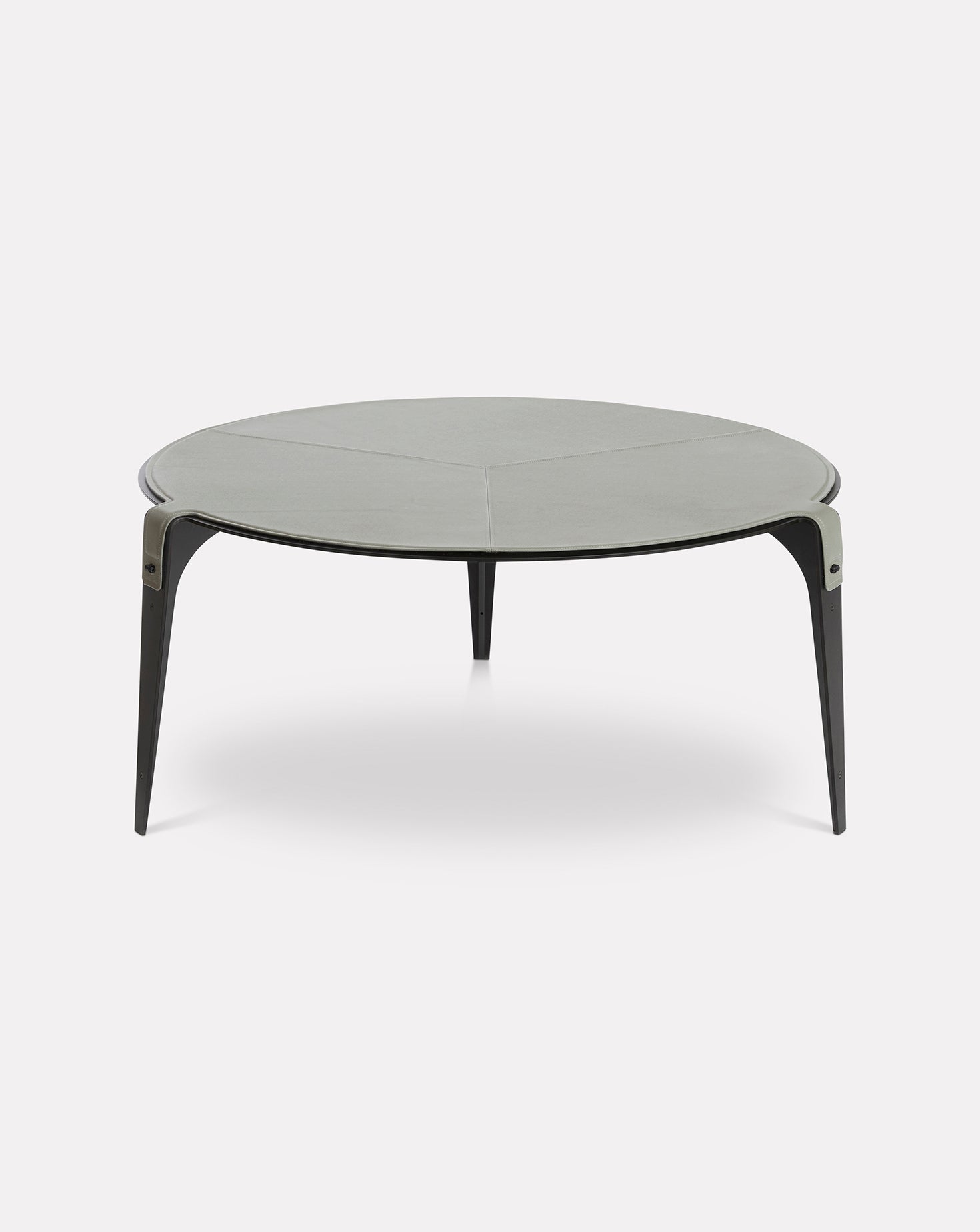 Bardot Slate Gray and Metal Coffee Table