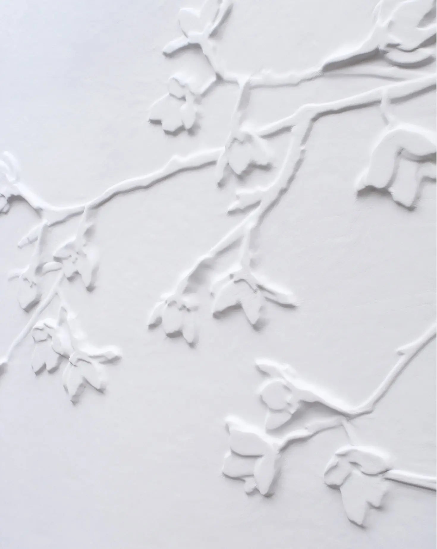 Blossom Leather Relief Wall Panel Marrikur Studio