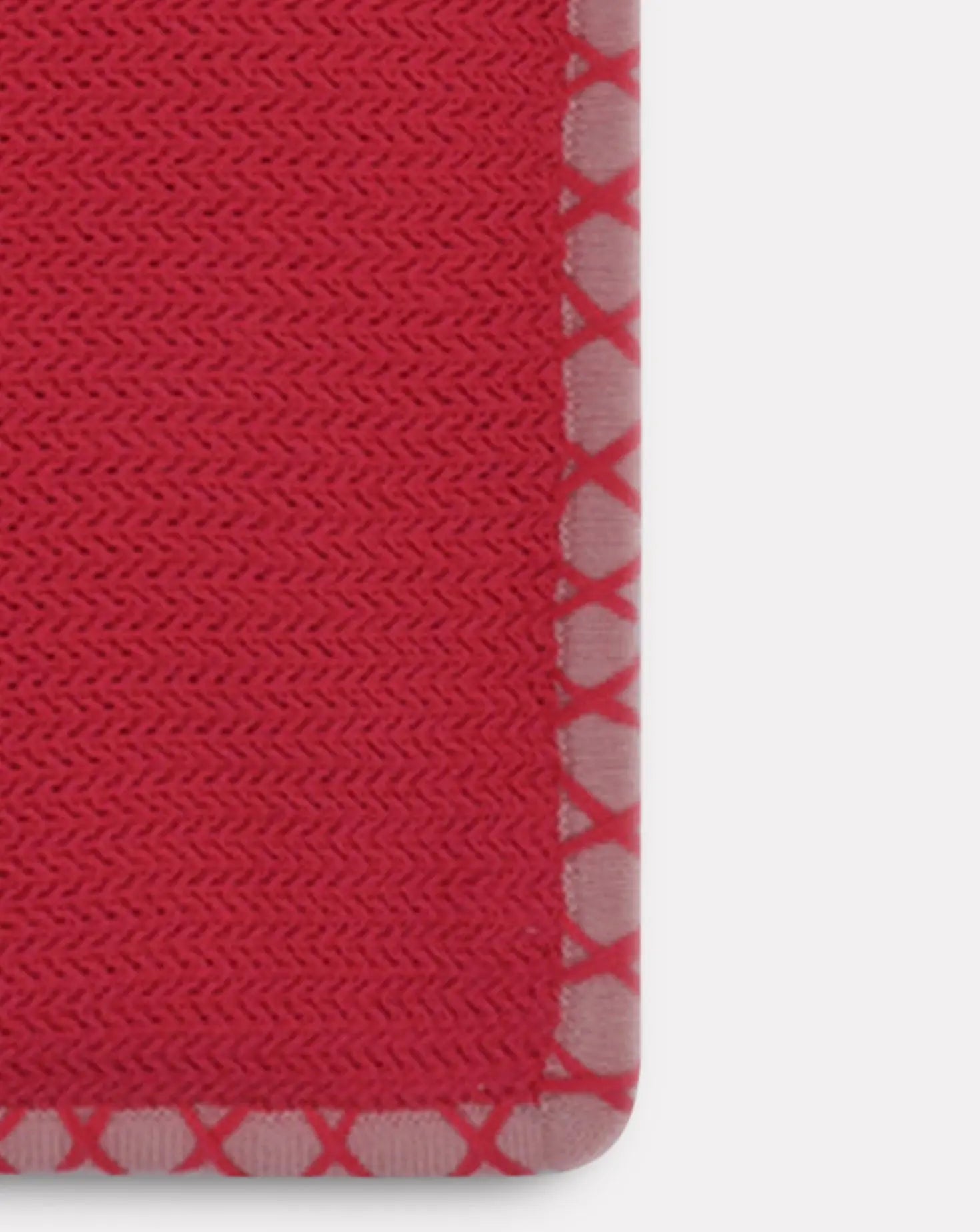 Classic Herringbone Dusty Rose Cotton Blanket Janavi India