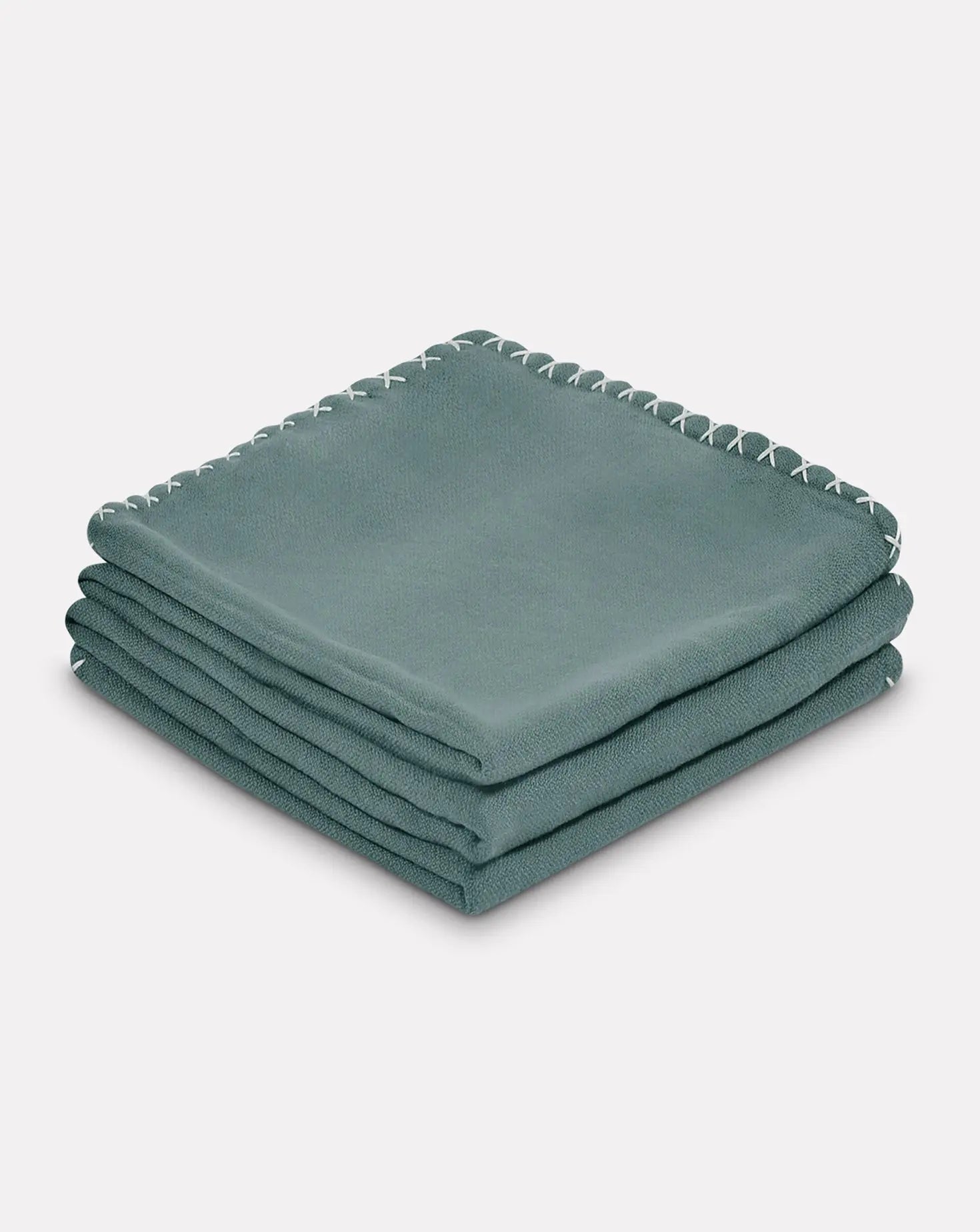 Classic Reversible Sage Cashmere Blanket Janavi India