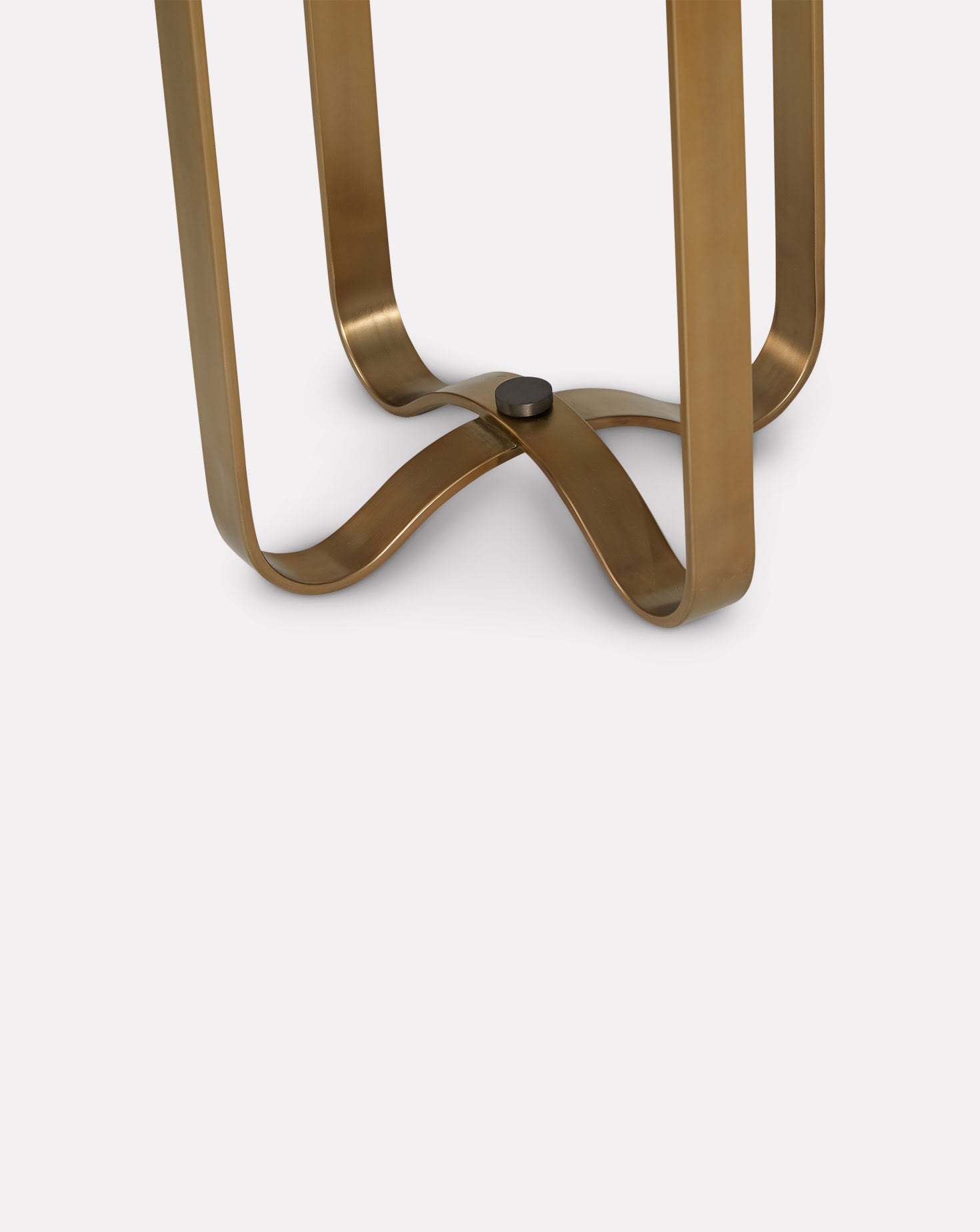 Arc Brass Side Table Sage Living
