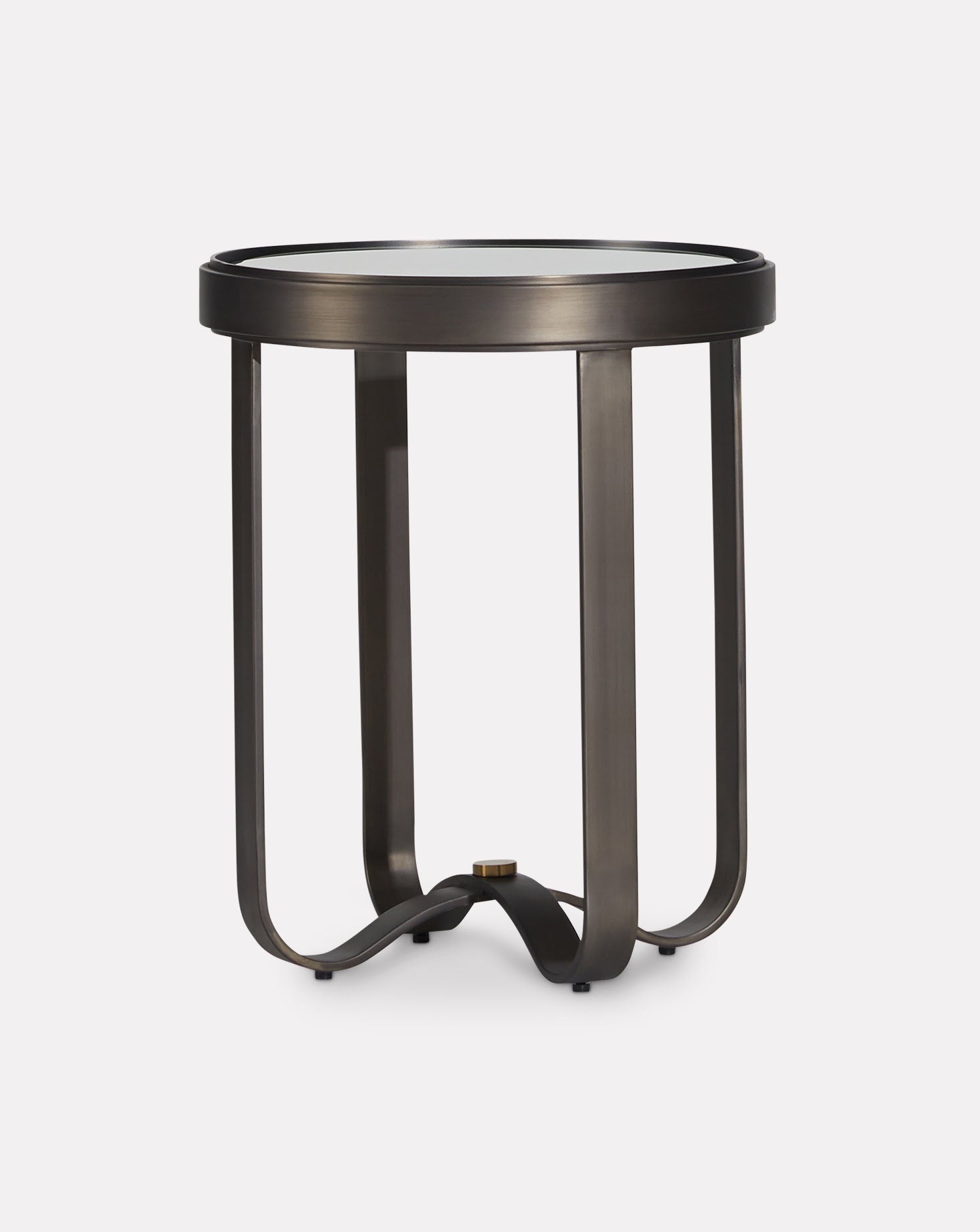 Arc Gunmetal Side Table Sage Living