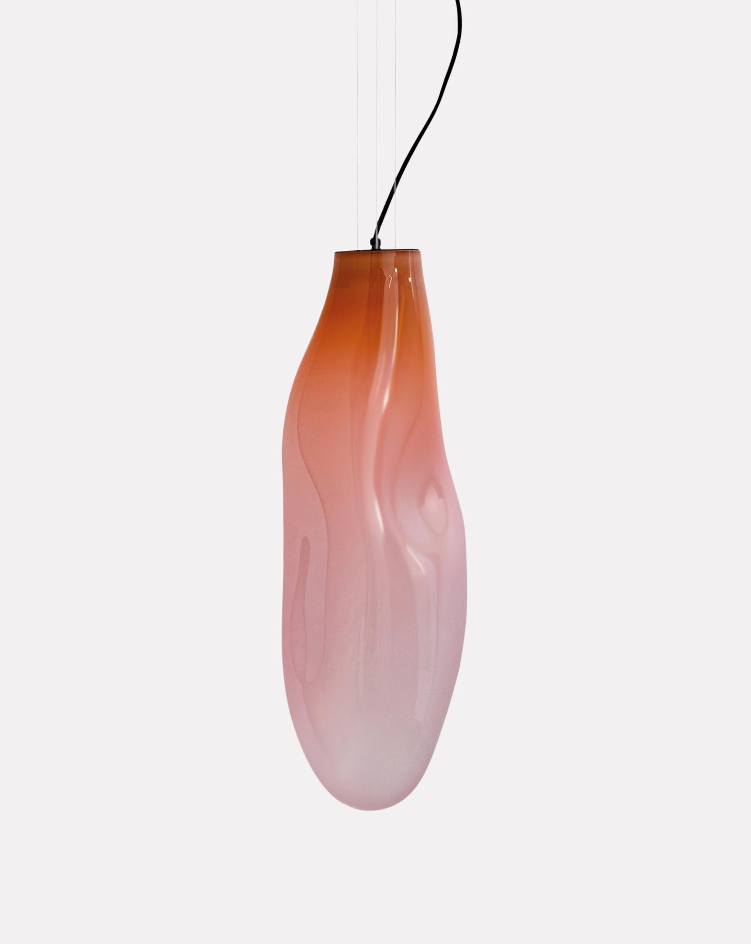 Lyra I Coral and Flamingo Pendant