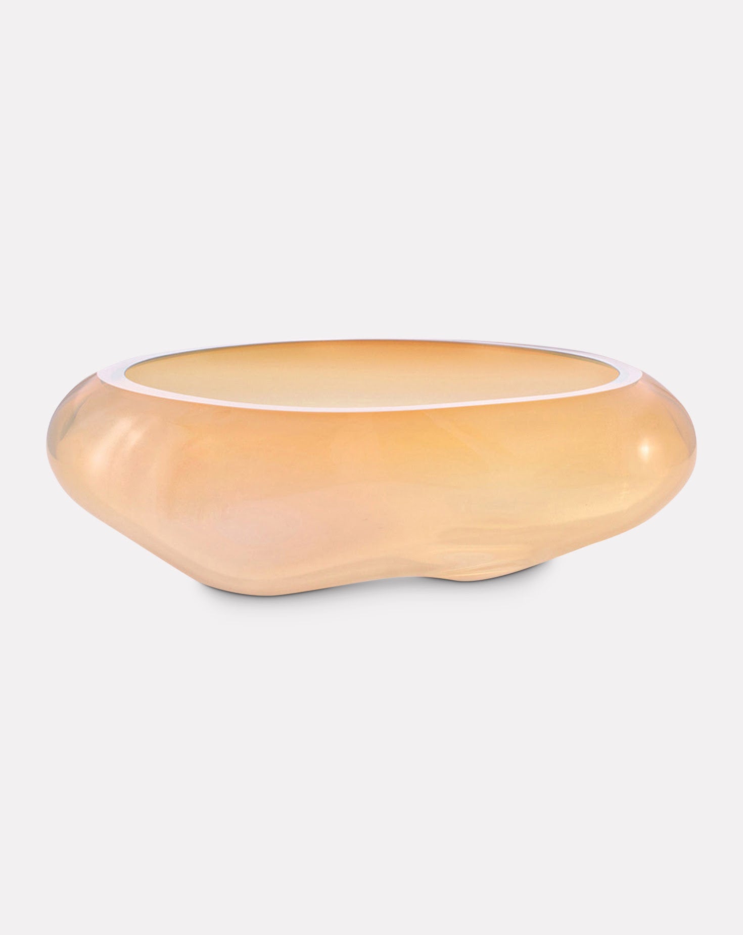 Supernova I Amber Iridescent Bowl