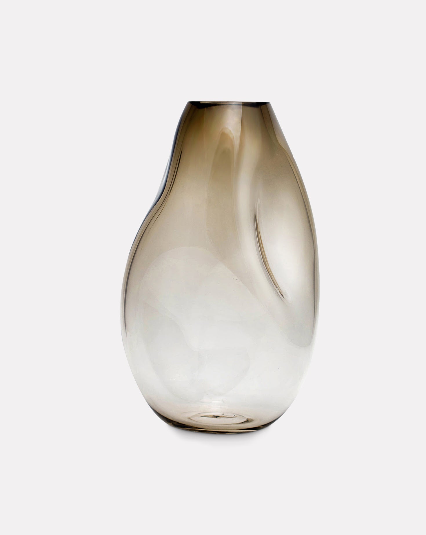 Supernova IV Silver Smoke Vase