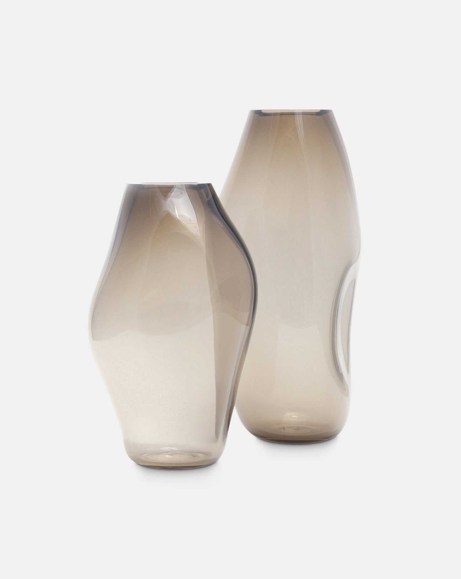 Supernova IV Silver Smoke Vase