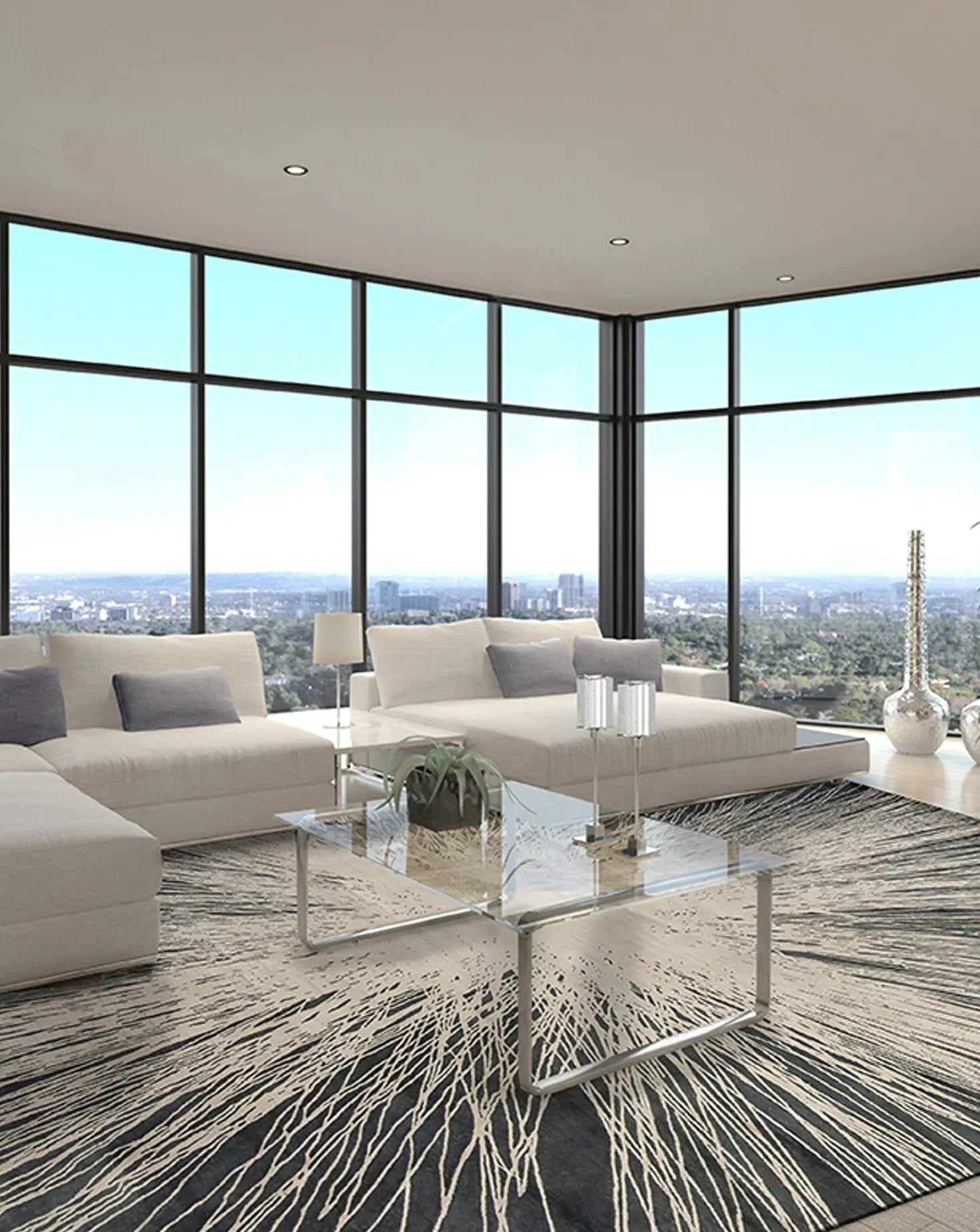 Dazzle Silk Rug Sahrai Milano