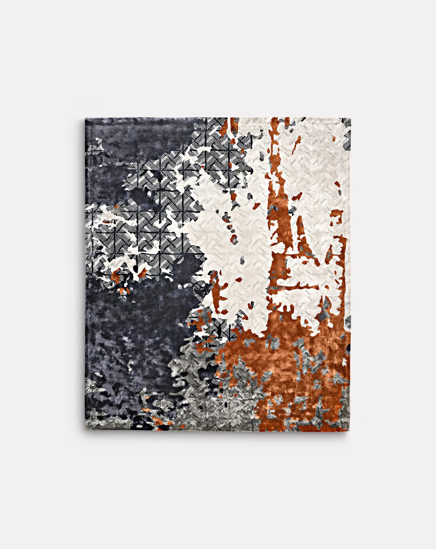 Delta Rust Rug Hands