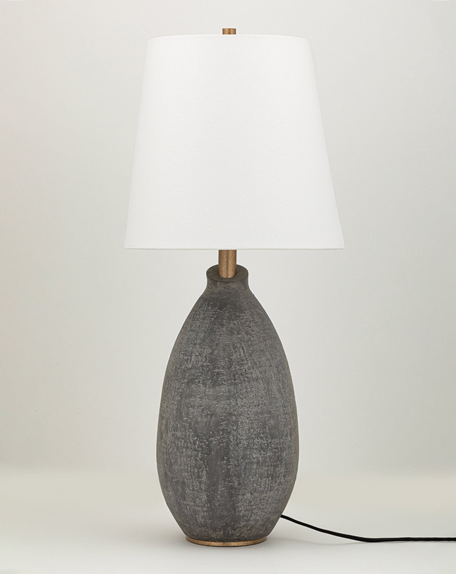 Denali Ceramic and Gold Leaf Table Lamp
