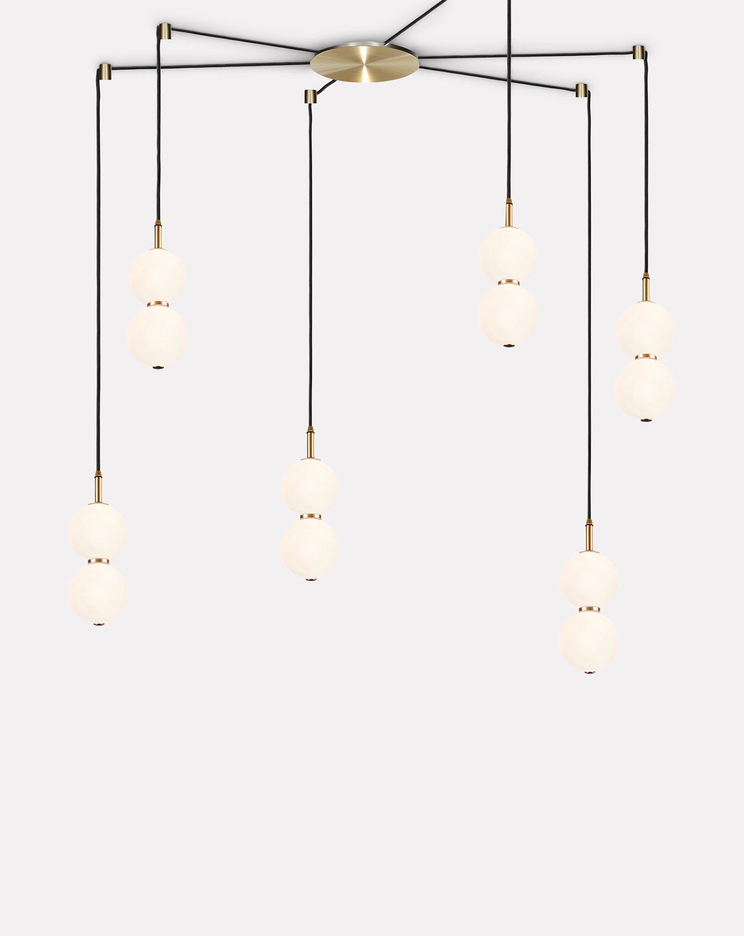 Echo 6 Piece Wide Cluster Pendant