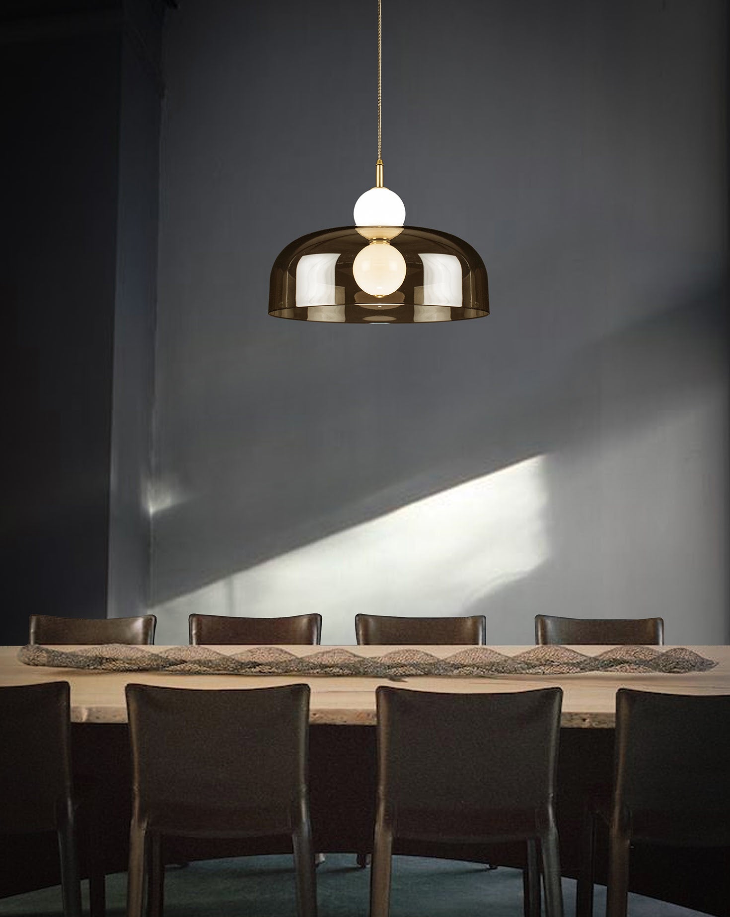Echo Lamp and Shade Pendant