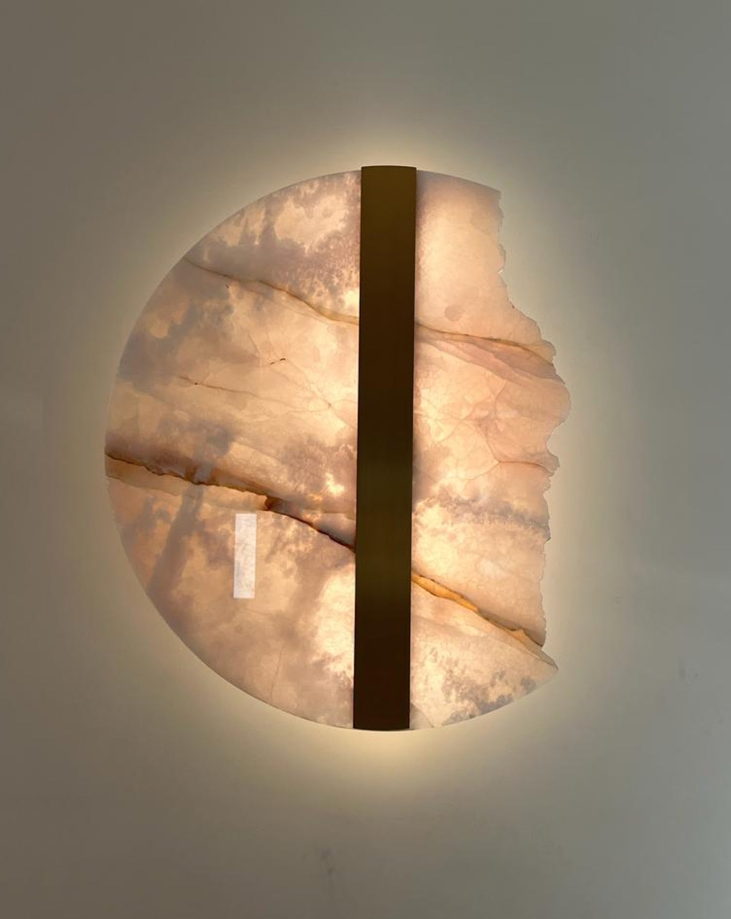 Eclipse Onyx Disc Wall Light