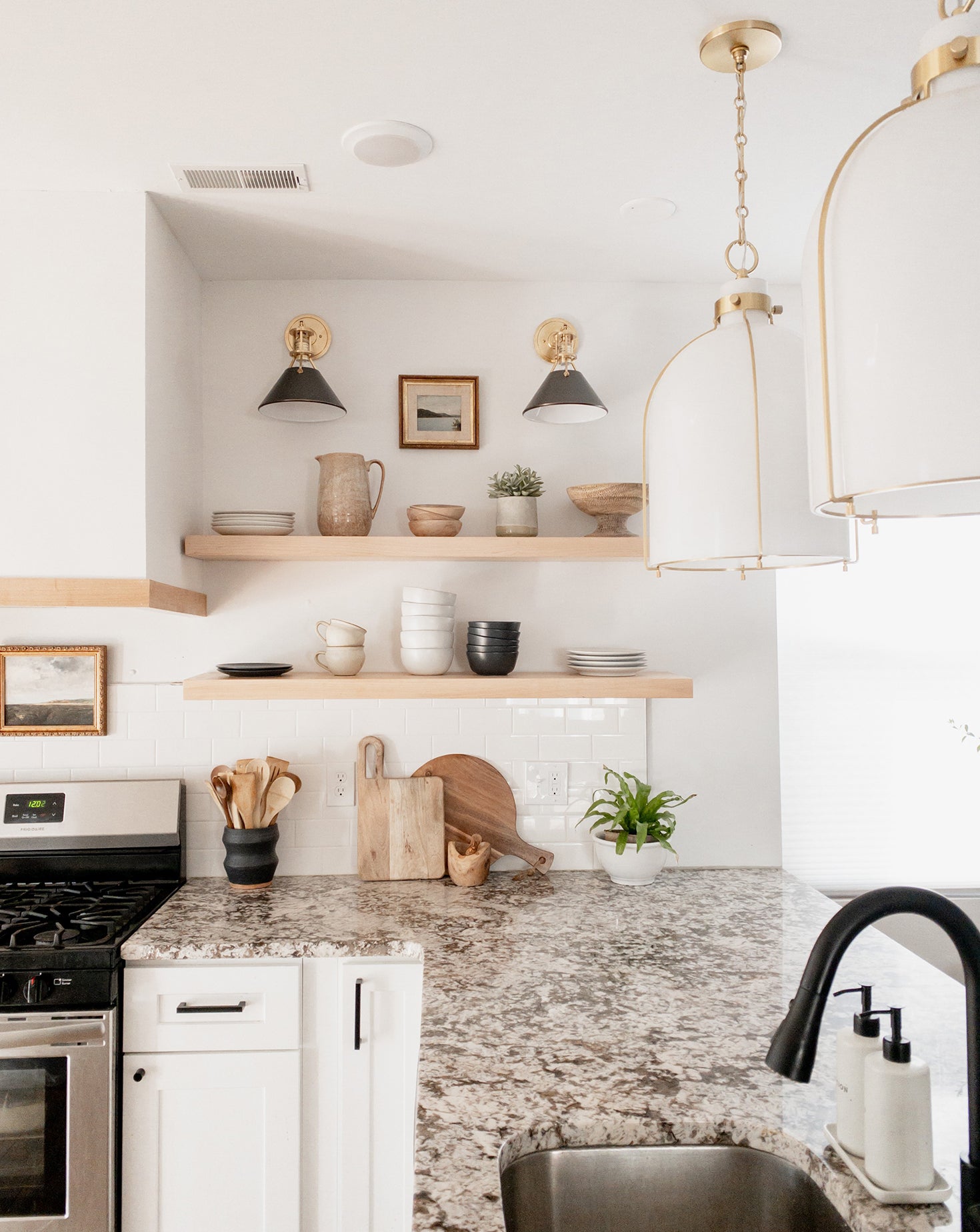 Eldridge Dome Brass Pendant