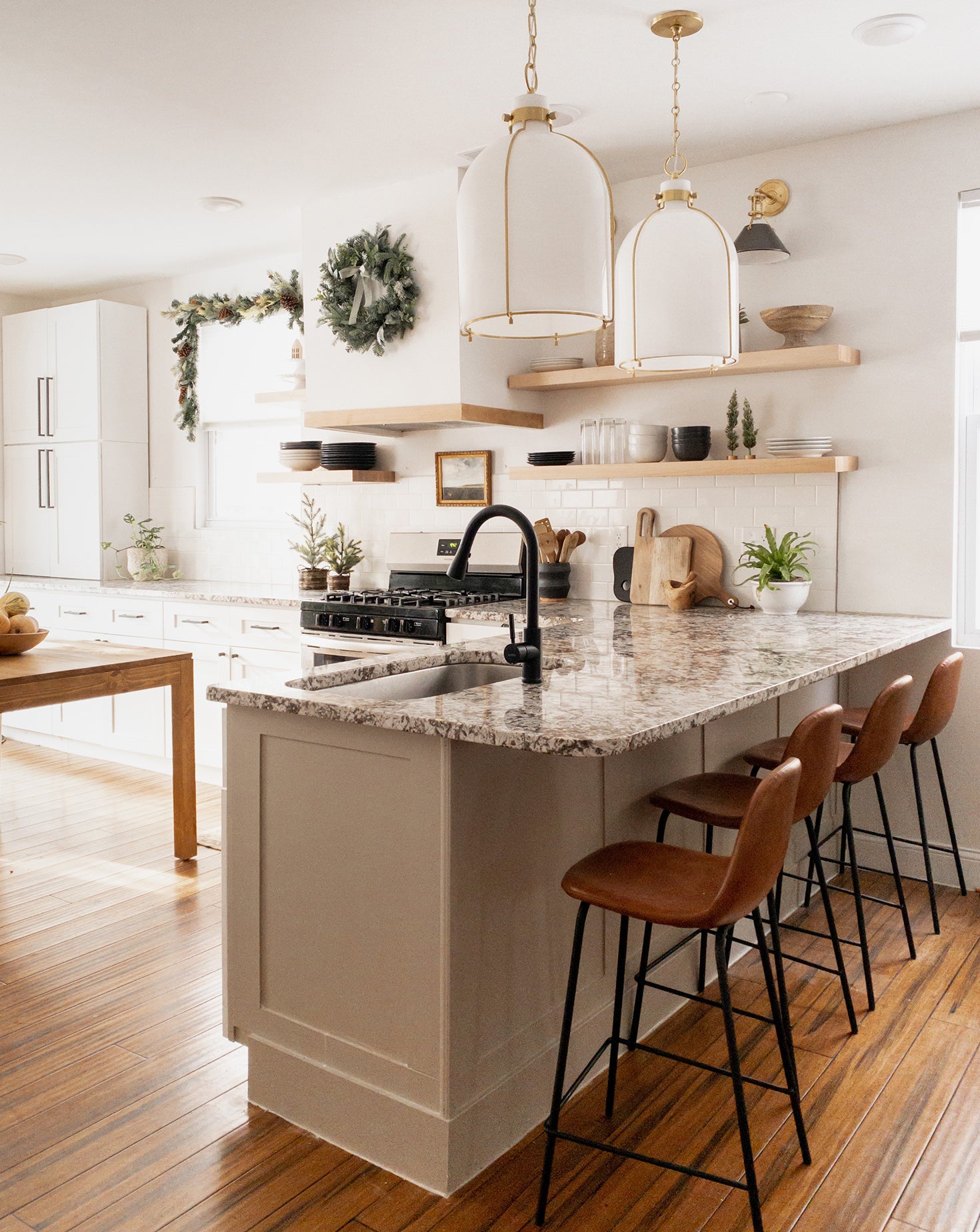 Eldridge Dome Brass Pendant