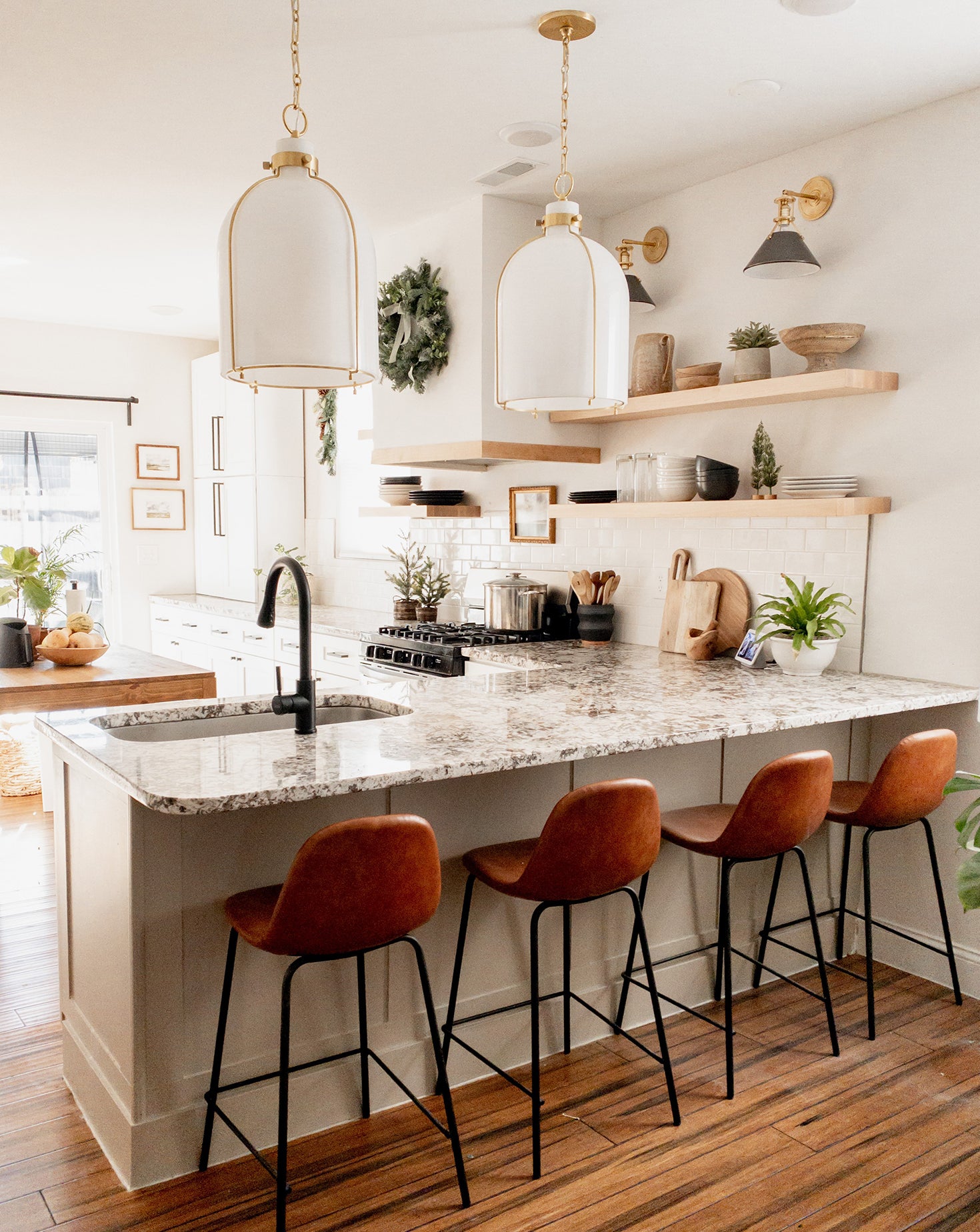 Eldridge Dome Brass Pendant