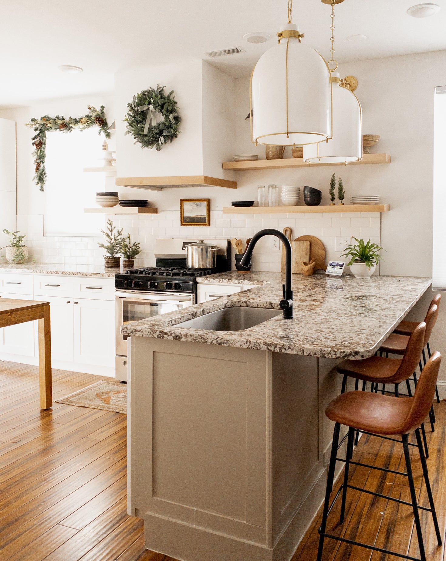 Eldridge Dome Brass Pendant