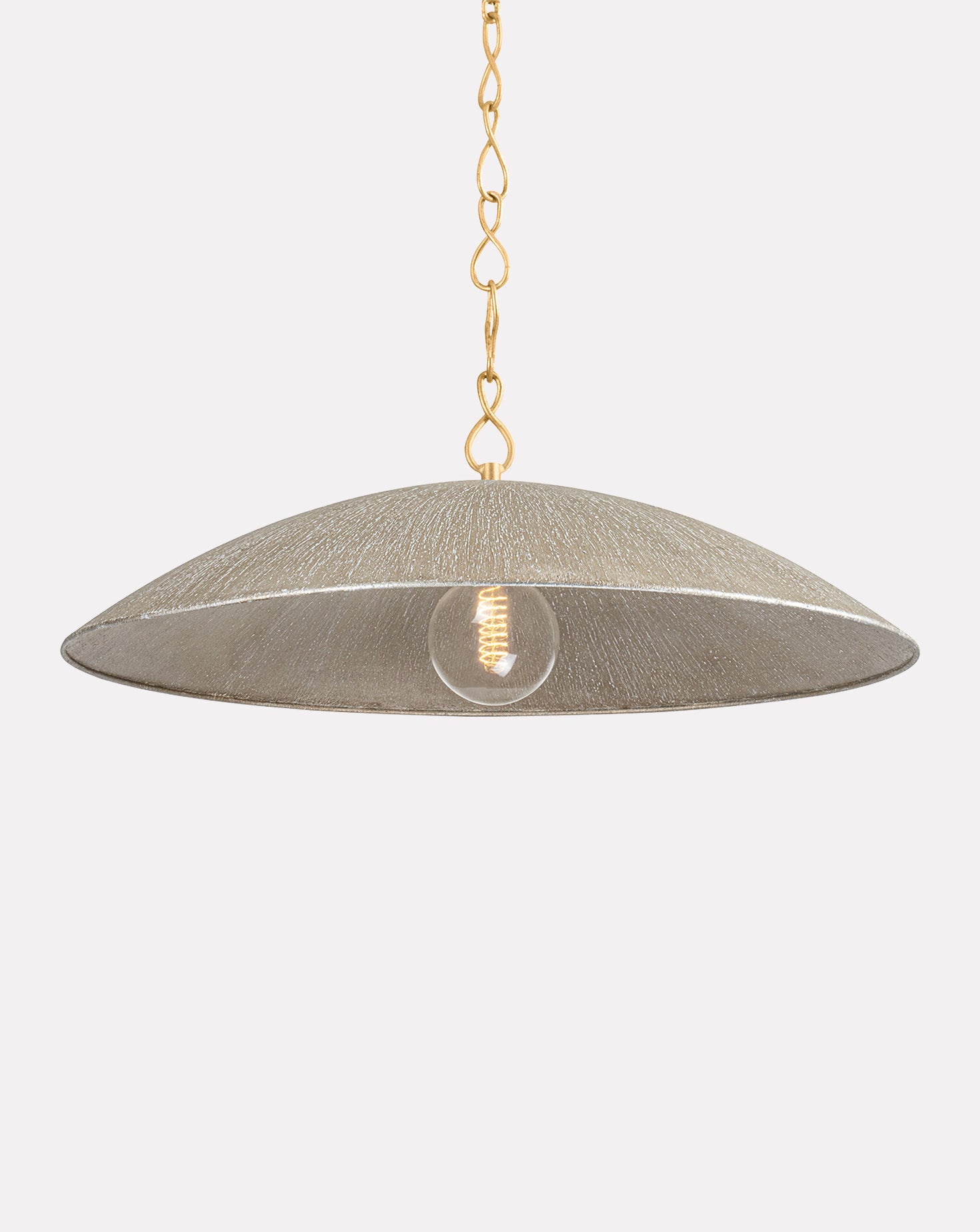 Eve Gold Leaf and Silver Pendant