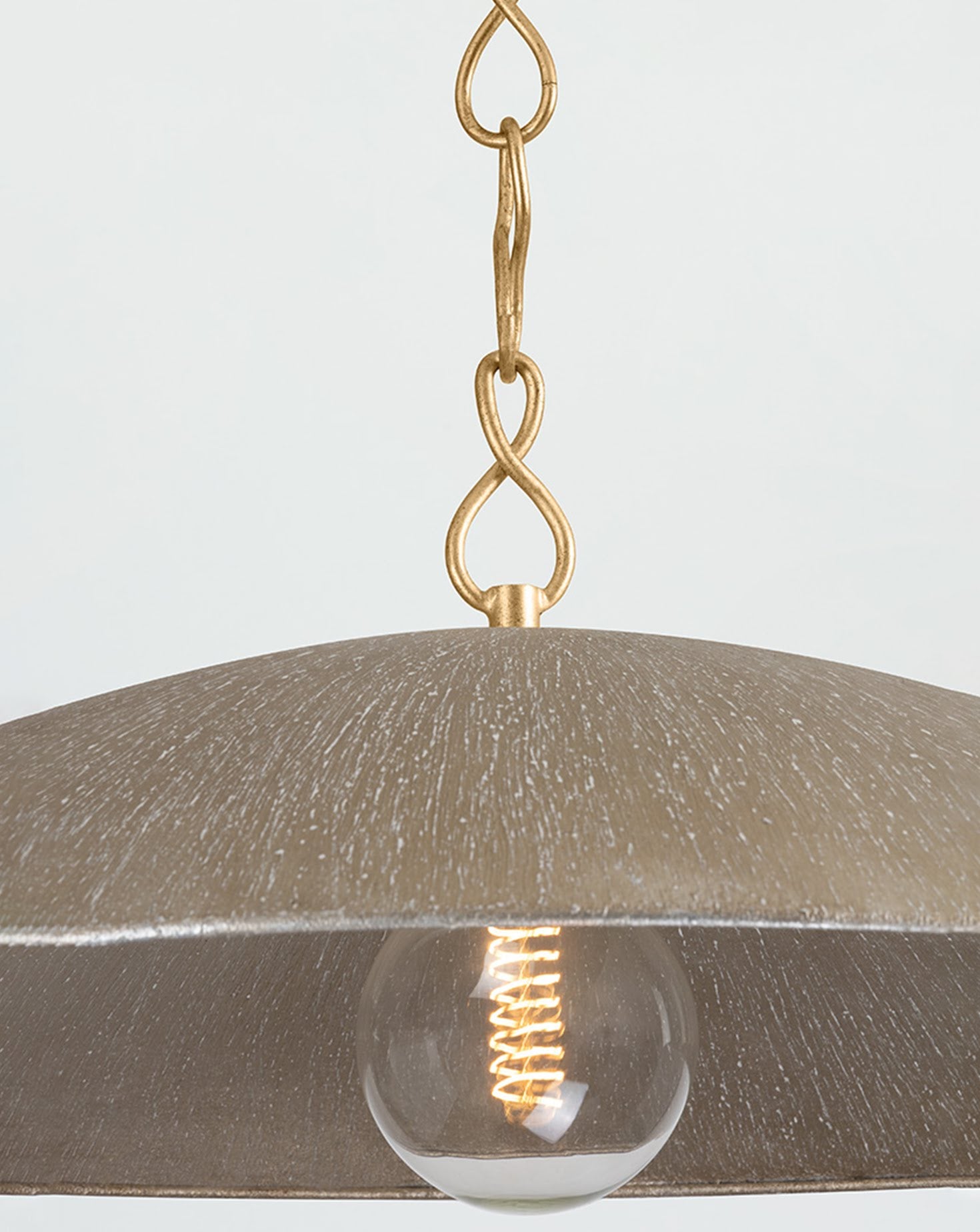 Eve Gold Leaf and Silver Pendant