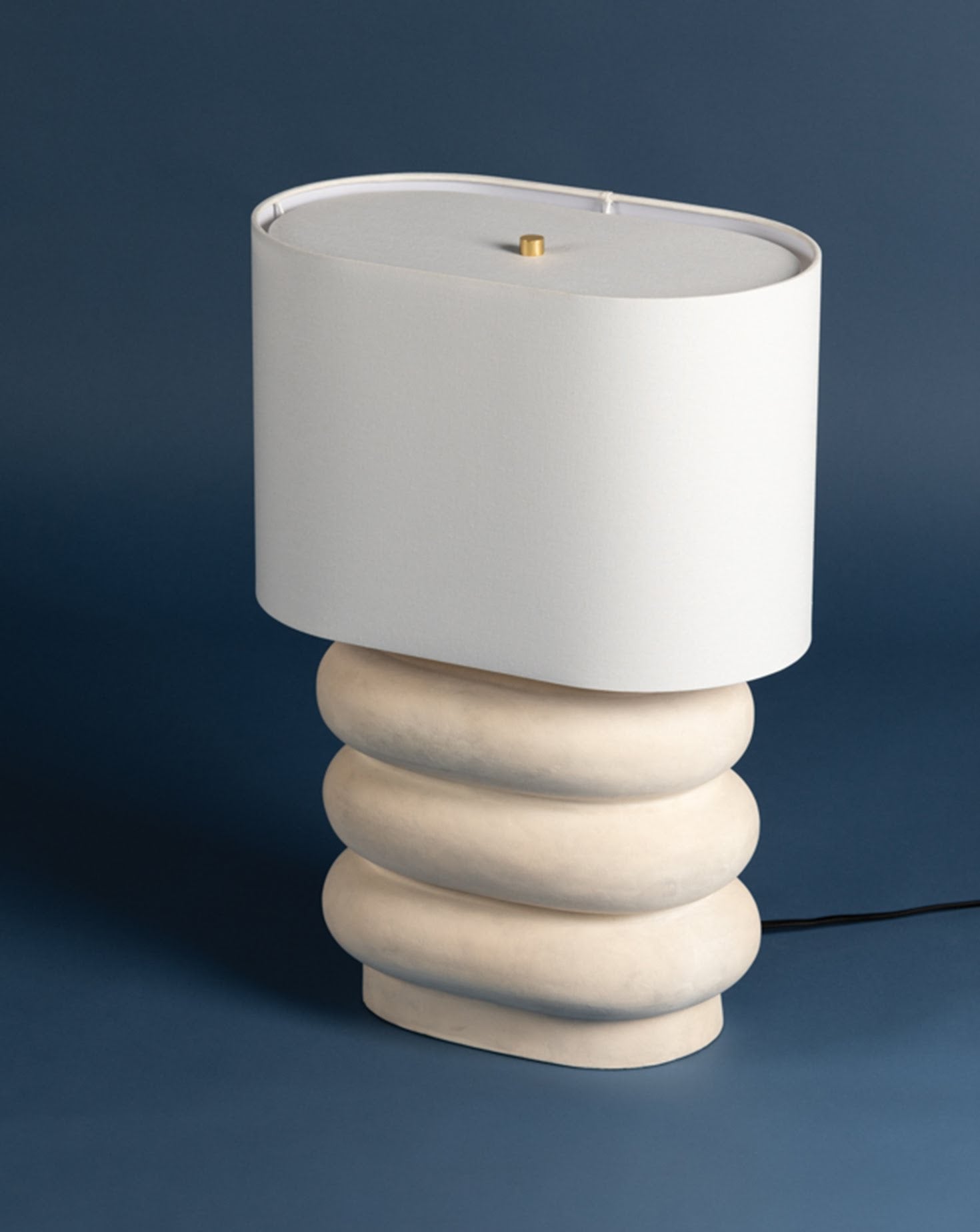 Ewing Ceramic and Linen Table Lamp