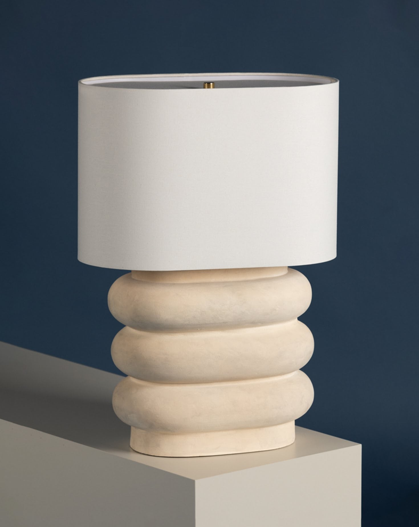 Ewing Ceramic and Linen Table Lamp