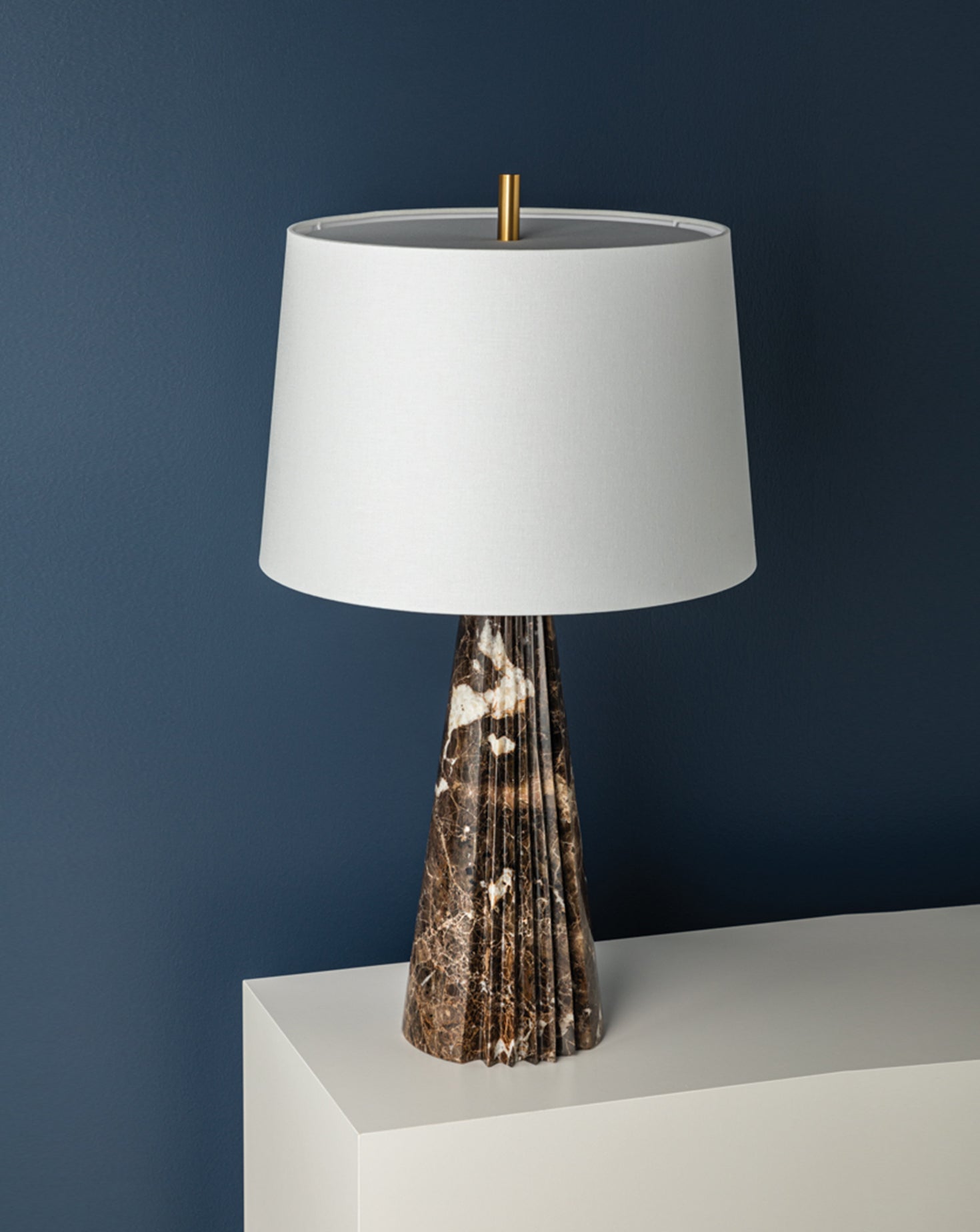 Fanny Brass and Ceramic Table Lamp