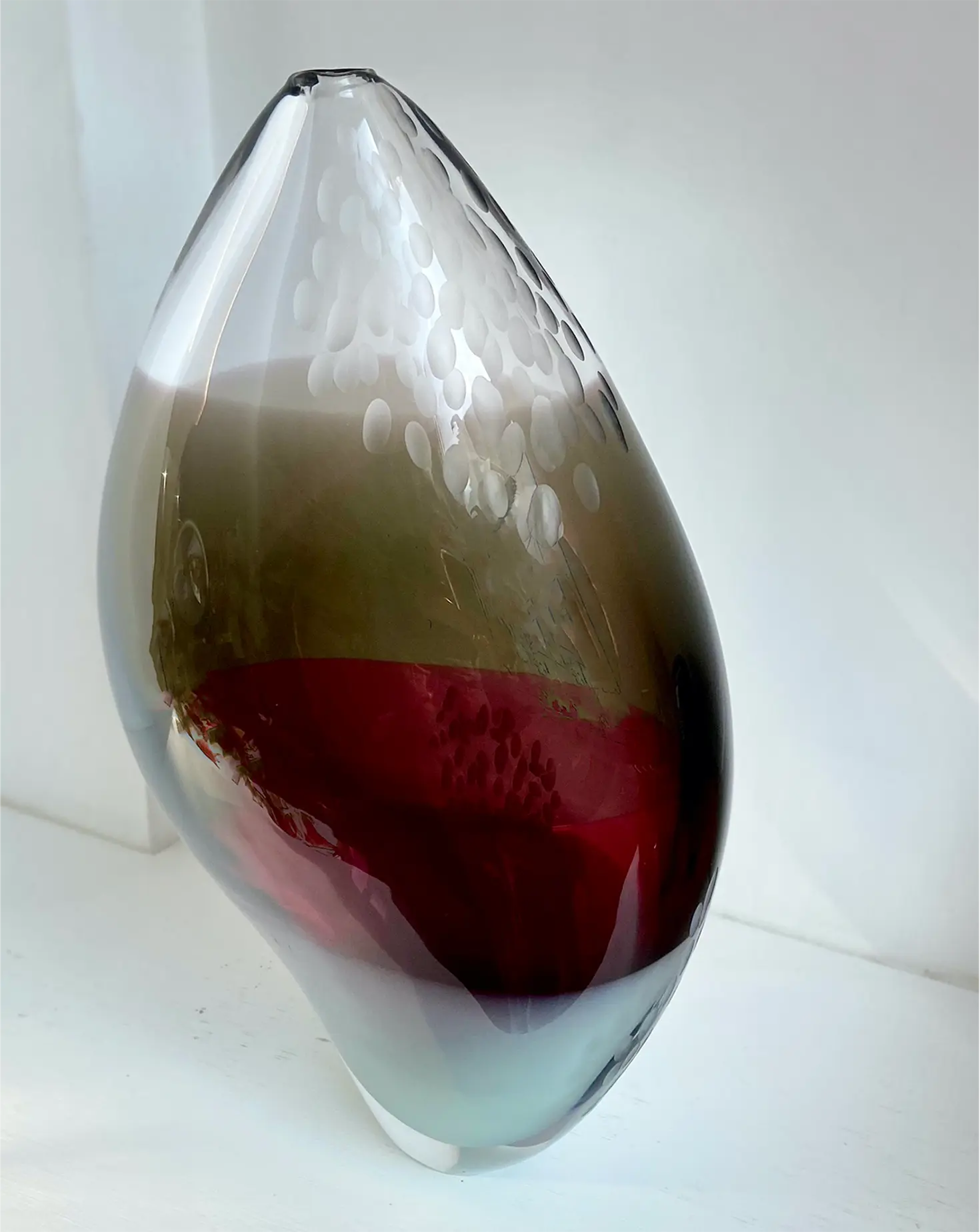 Fushia Whistle Vessel Michele Oberdieck