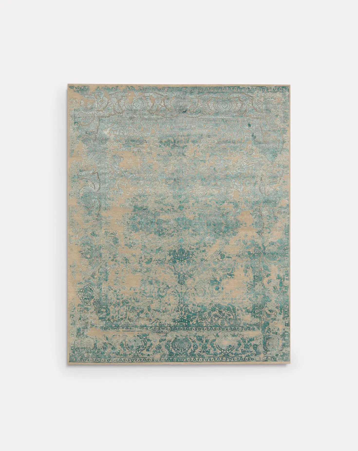 Gargy Taj Mahal Wool and Silk Rug Sahrai Milano