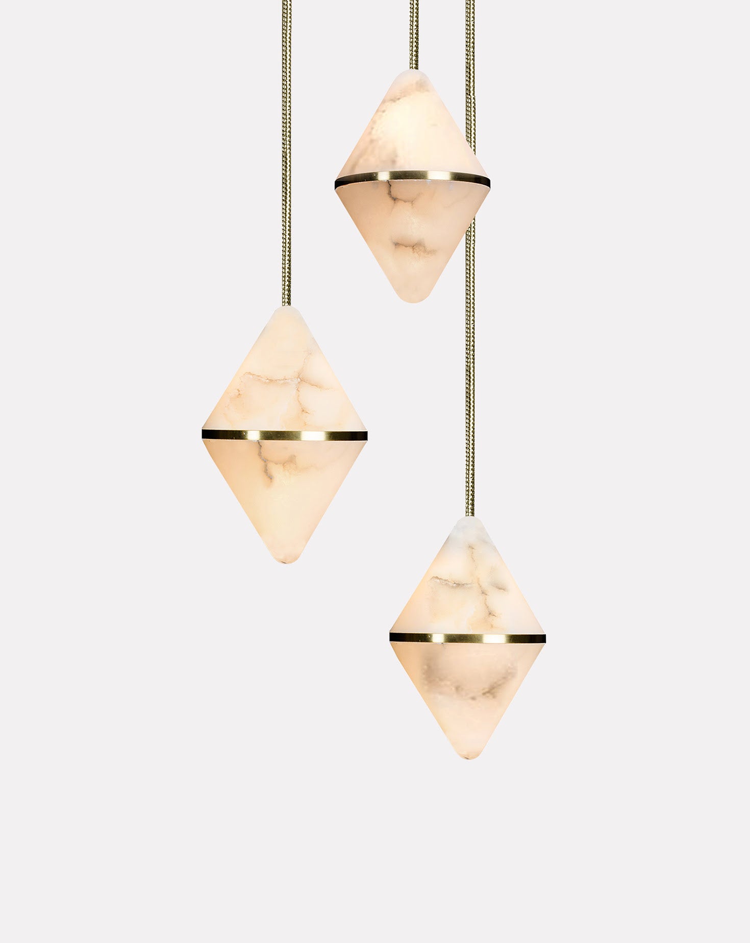 Gem Circular Cluster Pendant
