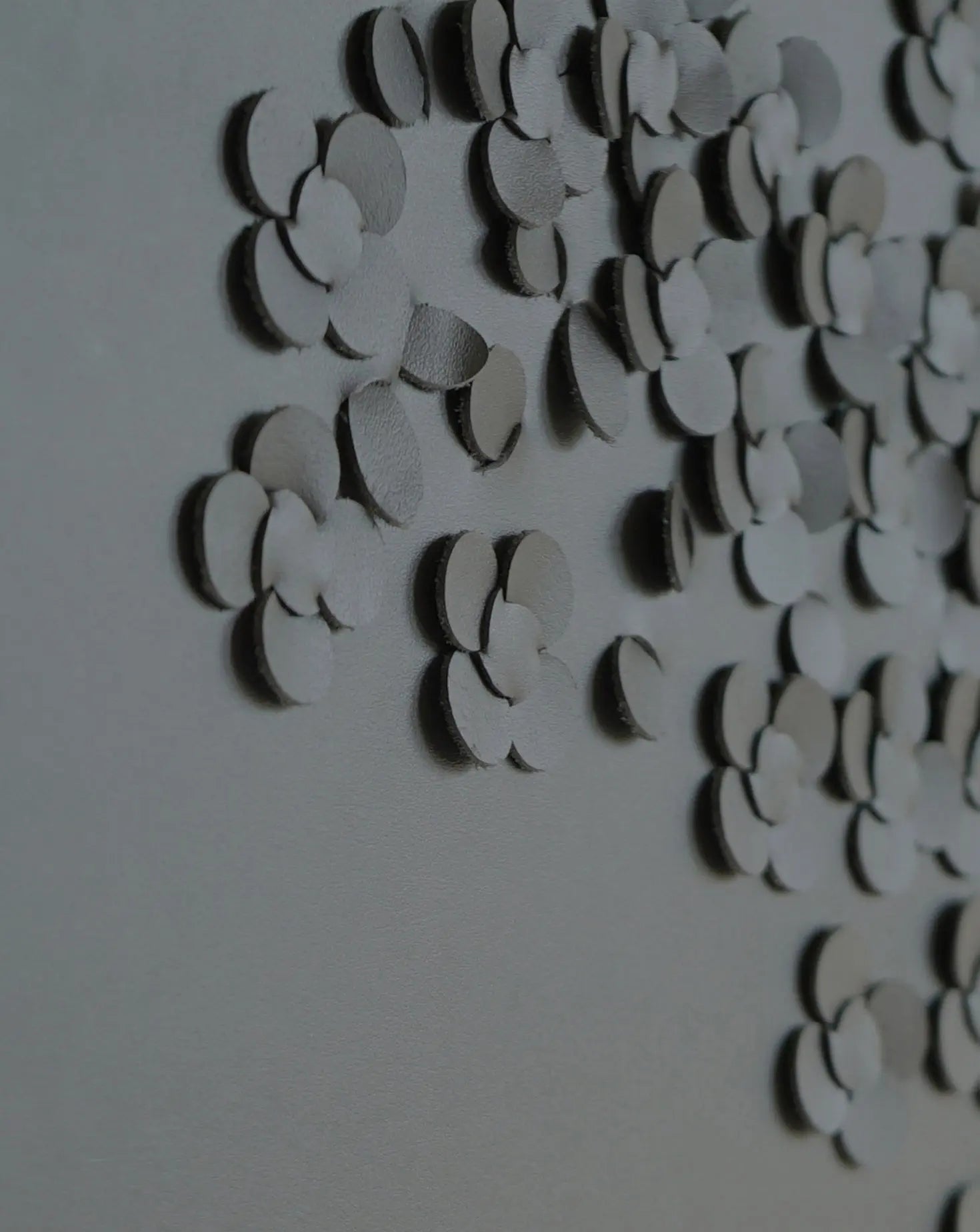 Grey Blossom Wall Art Louise Heighes