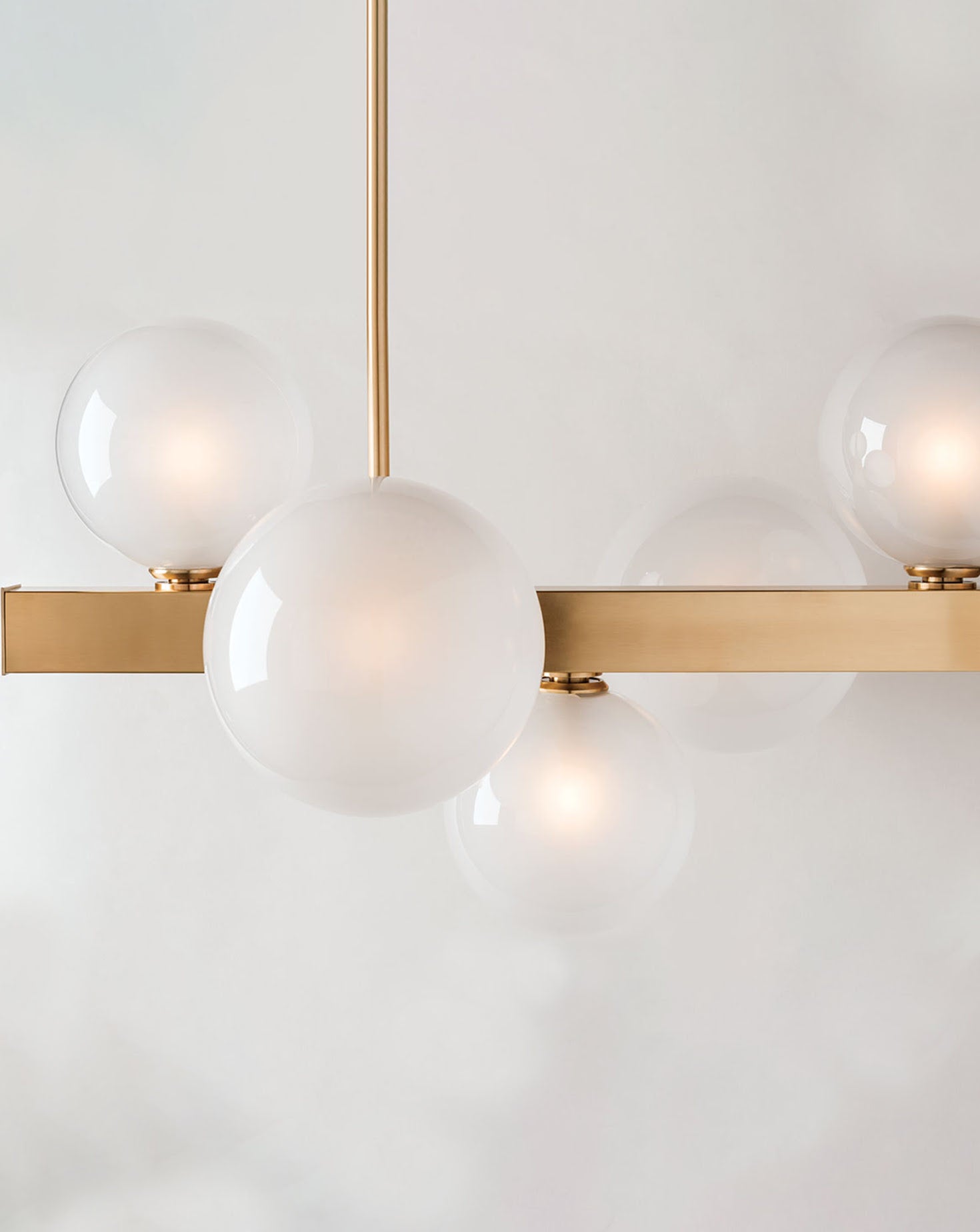Hinsdale Linear Brass Chandelier