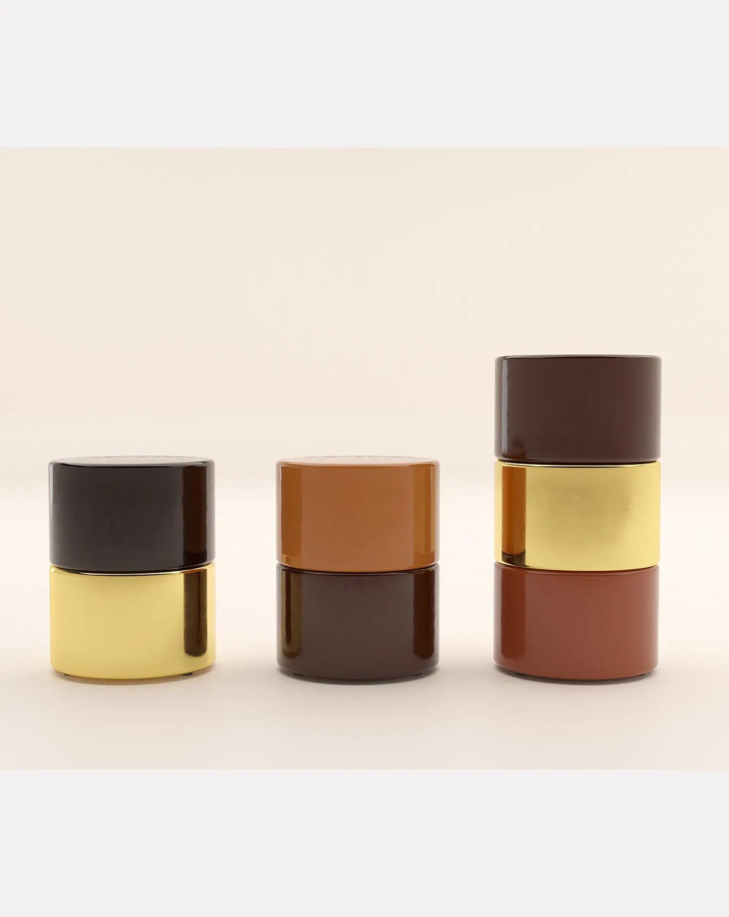 Sebastian Herkner Imi Two Brown Side Table Pulpo