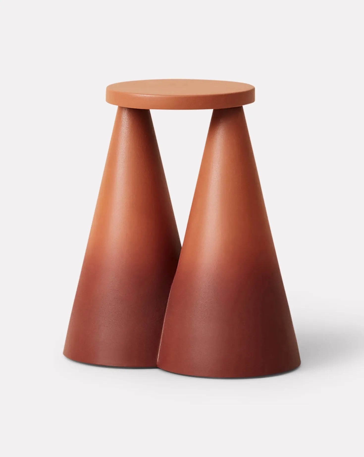 Isola Mulberry Brick Side Table Portego