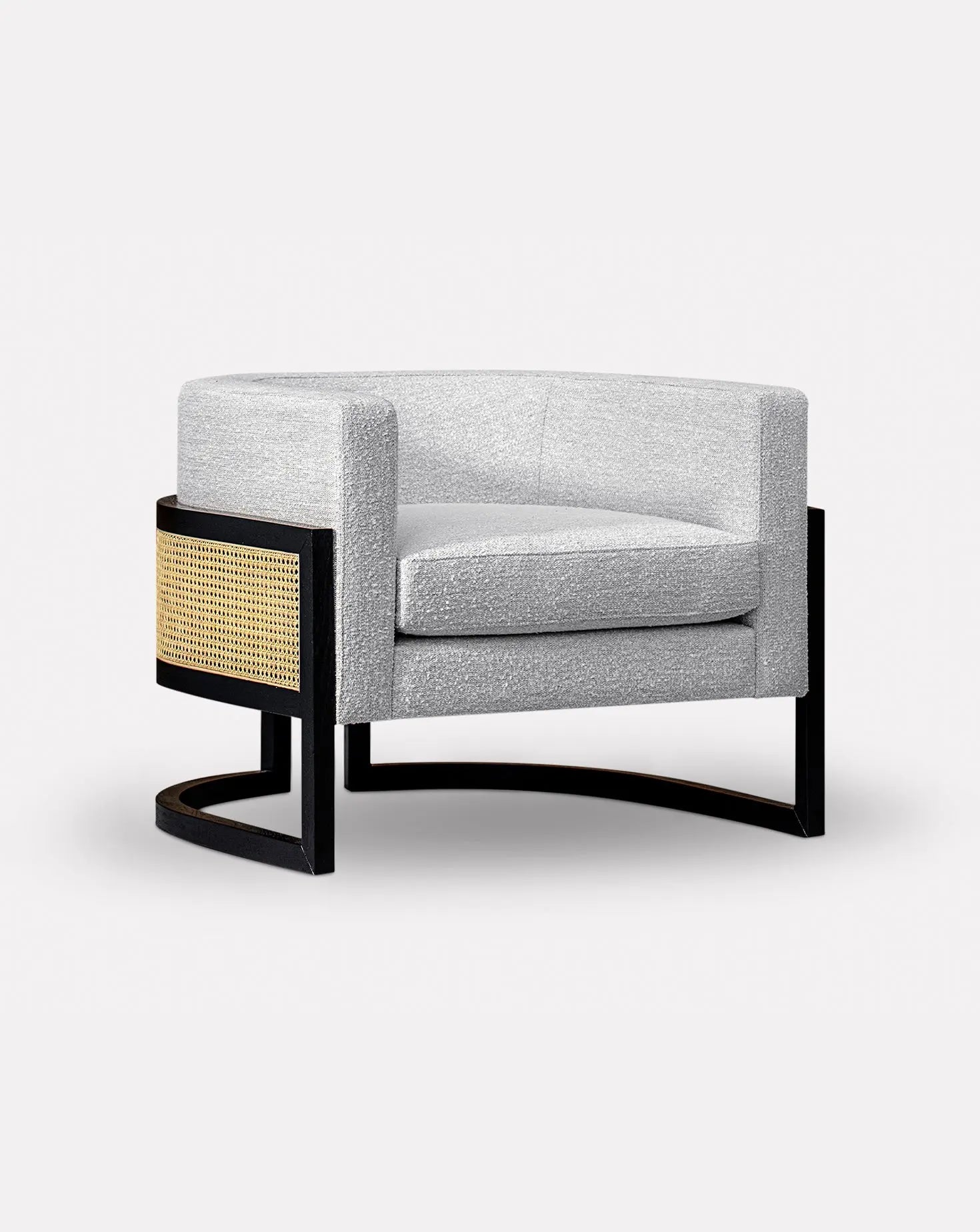 Julius Caned Armchair Duistt