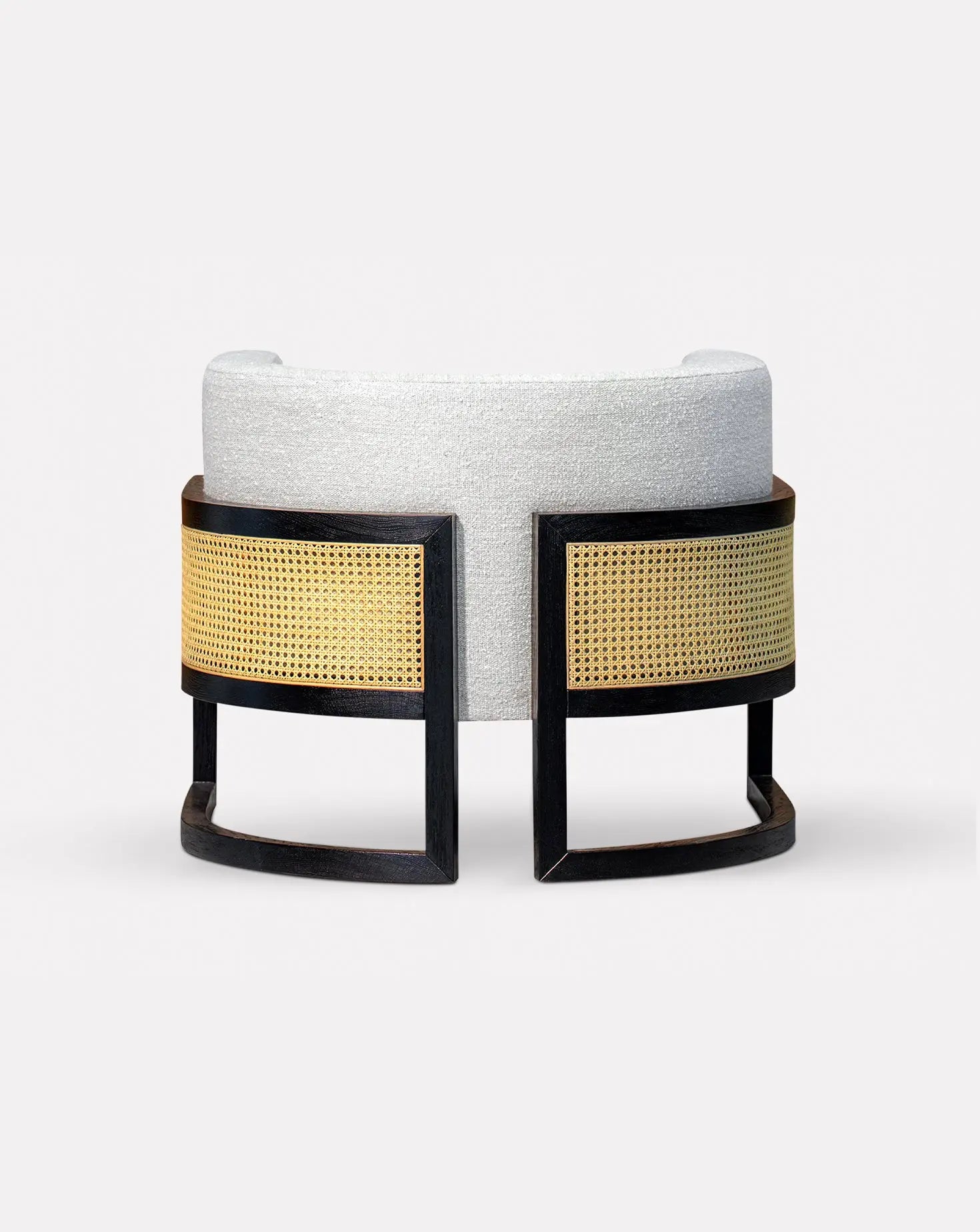 Julius Caned Armchair Duistt