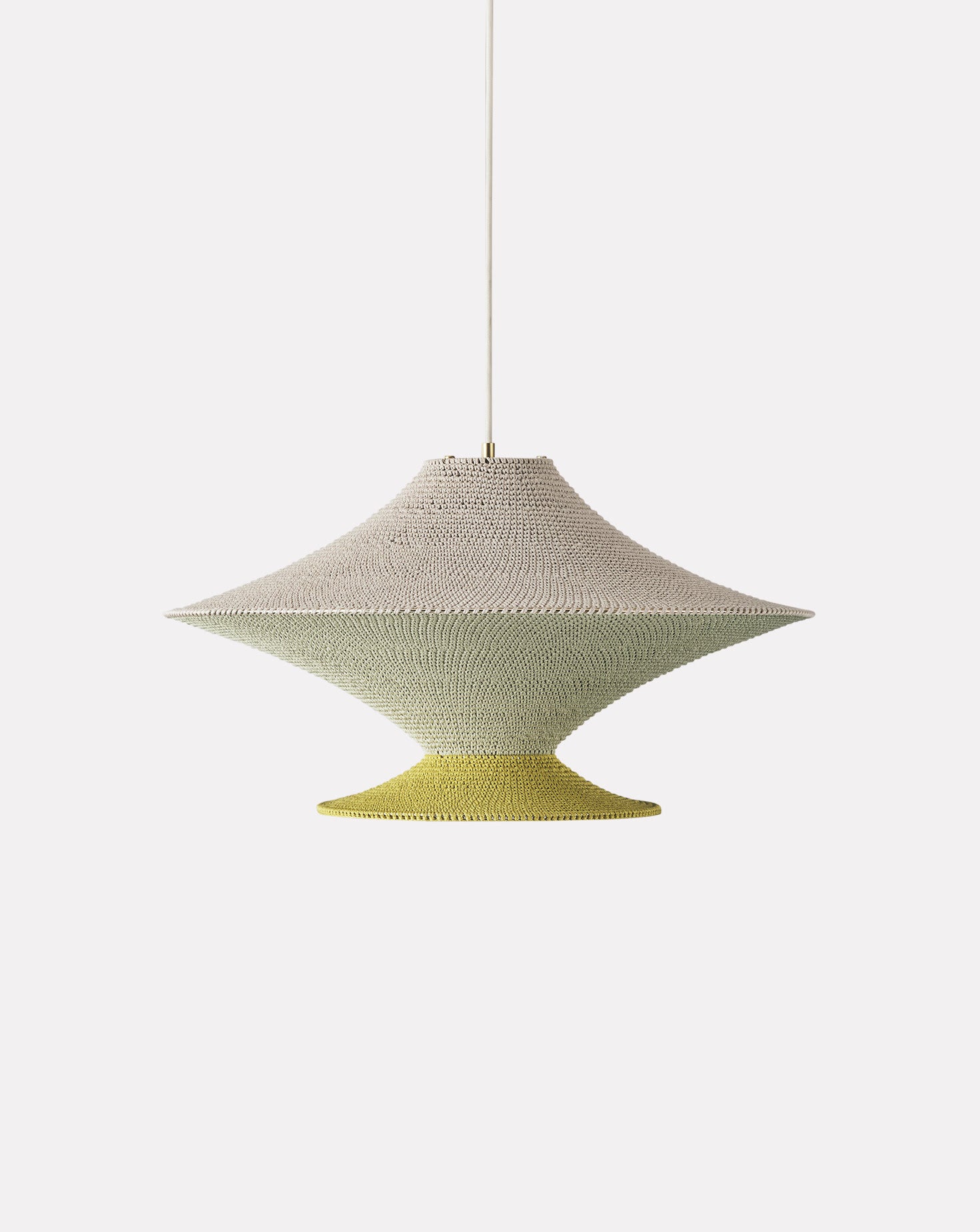 Jupe Solitaire Colour Block Green Gold Pendant