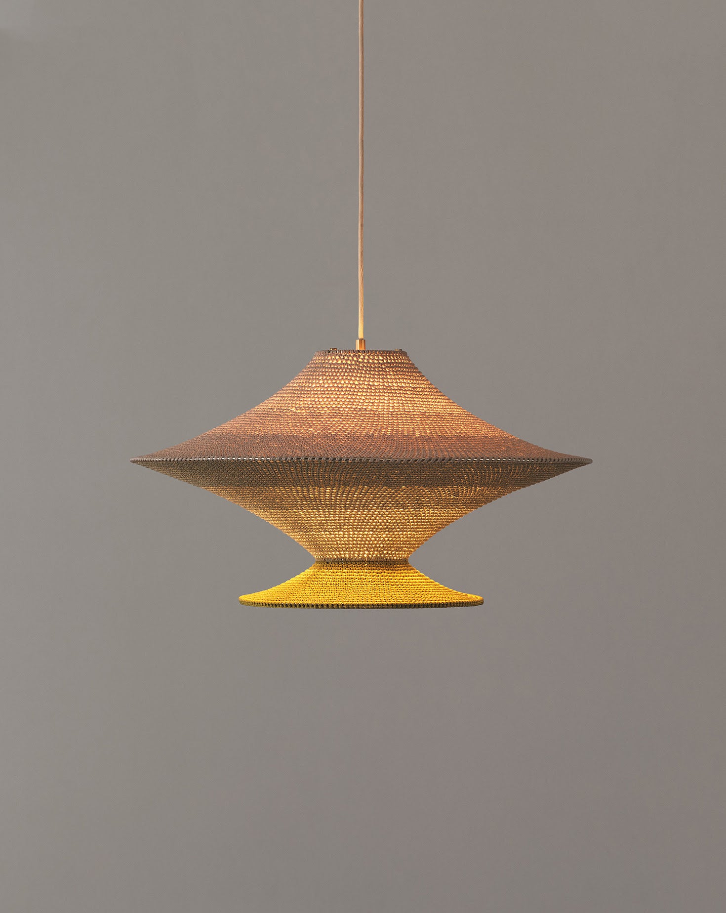 Jupe Solitaire Colour Block Green Gold Pendant