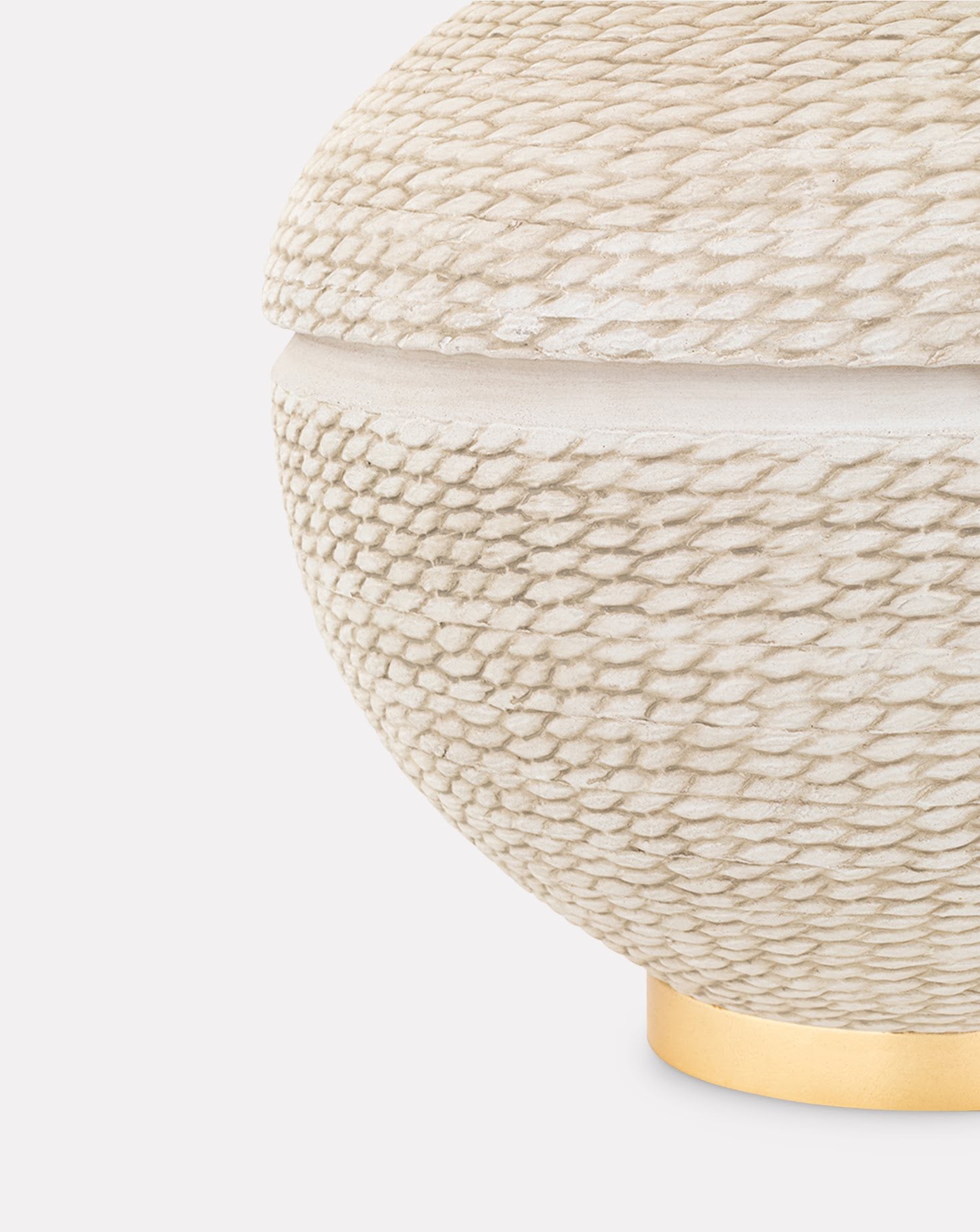 Katonah Gold Leaf and Alabaster Table Lamp