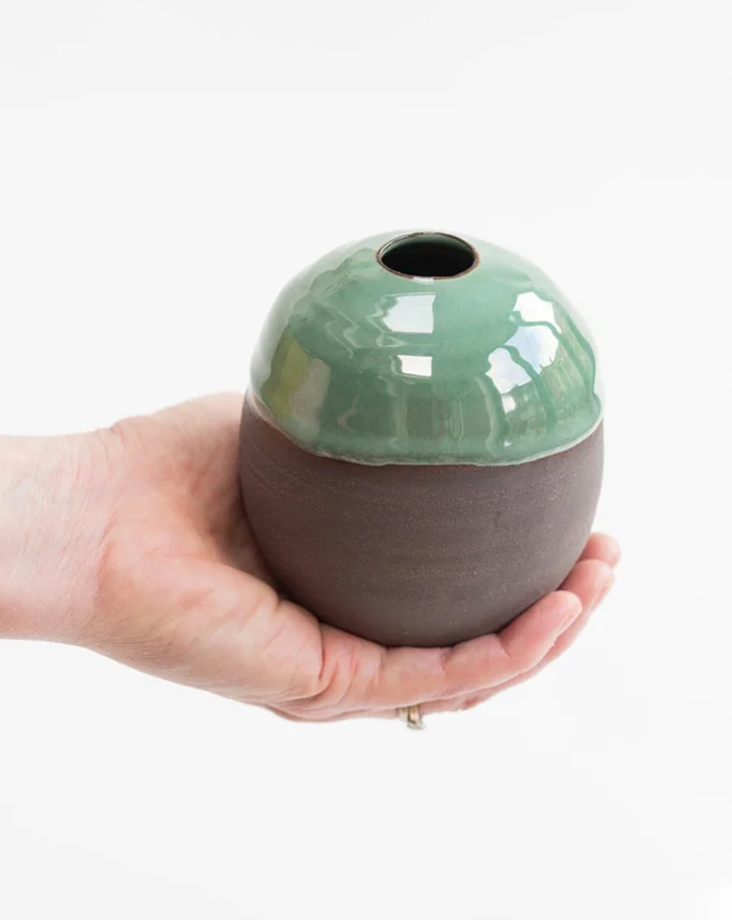 Schwartz Moss Moon Jar Small